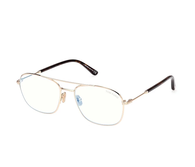 Tom Ford eyeglasses FT5830-B 028 54 17 GoldBrown