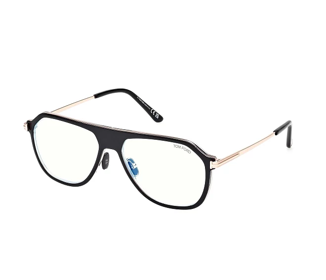 Tom Ford eyeglasses FT5943-BV 003 56 15 BlackGold