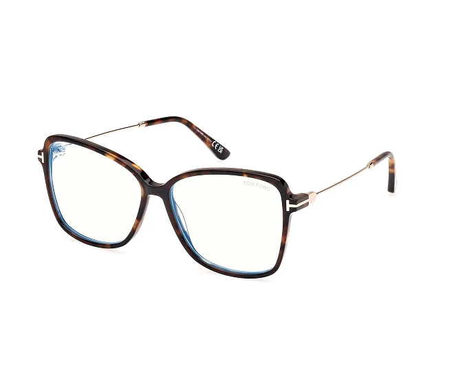 Tom Ford eyeglasses FT5953-BV 052 55 13 HavanaGold
