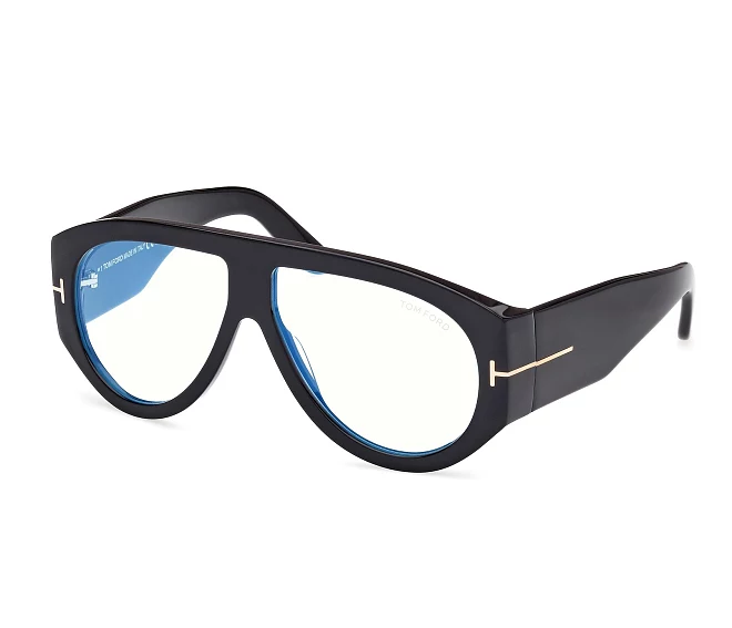 Tom Ford eyeglasses FT-5958-B-V 001 60 12 Black