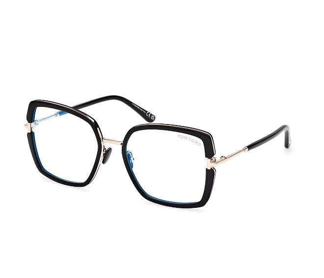 Tom Ford eyeglasses FT5985-BV 001 55 18 BlackGold