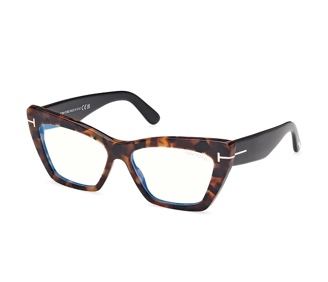 Tom Ford eyeglasses FT6026-BV 052 56 15 HavanaGold
