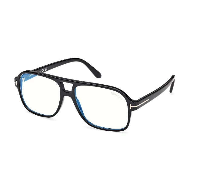 Tom Ford eyeglasses FT6058-B/V 001 58 16 BlackSteel