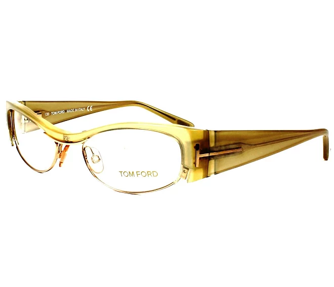Tom Ford eyeglasses TF-5076 467 51 16 BeigeGold