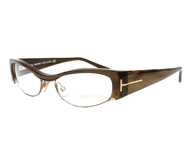 Tom Ford eyeglasses TF-5076 U61 51 16 HavanaBronze