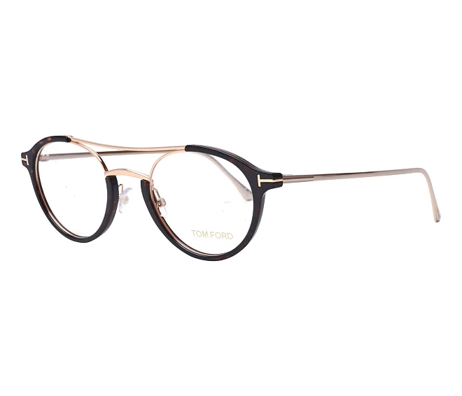 Tom Ford eyeglasses TF-5515 052 49 22 HavanaGold