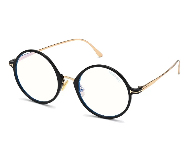 Tom Ford eyeglasses TF-5703-B 001 52 21 BlackGold
