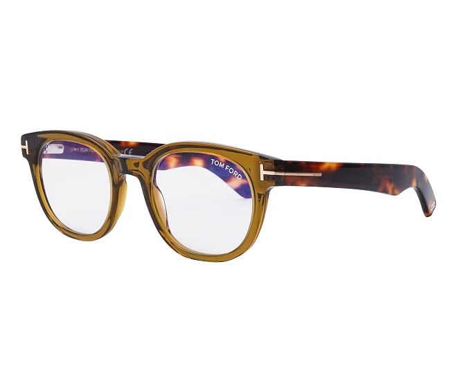 Tom Ford eyeglasses TF-5807-B 096 50 21 Olive brownHavana