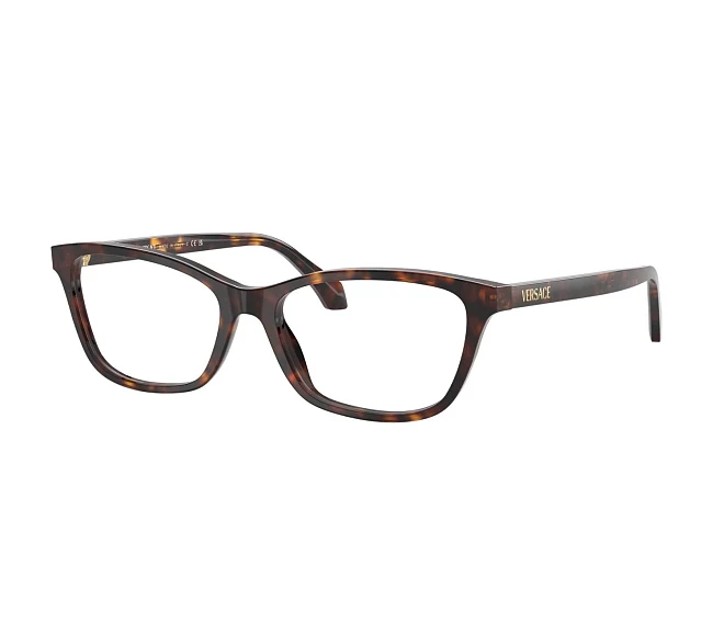 Versace eyeglasses VE3375 108 52 16 Brown