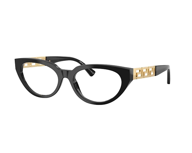 Versace eyeglasses VE3383 GB1 52 17 Black