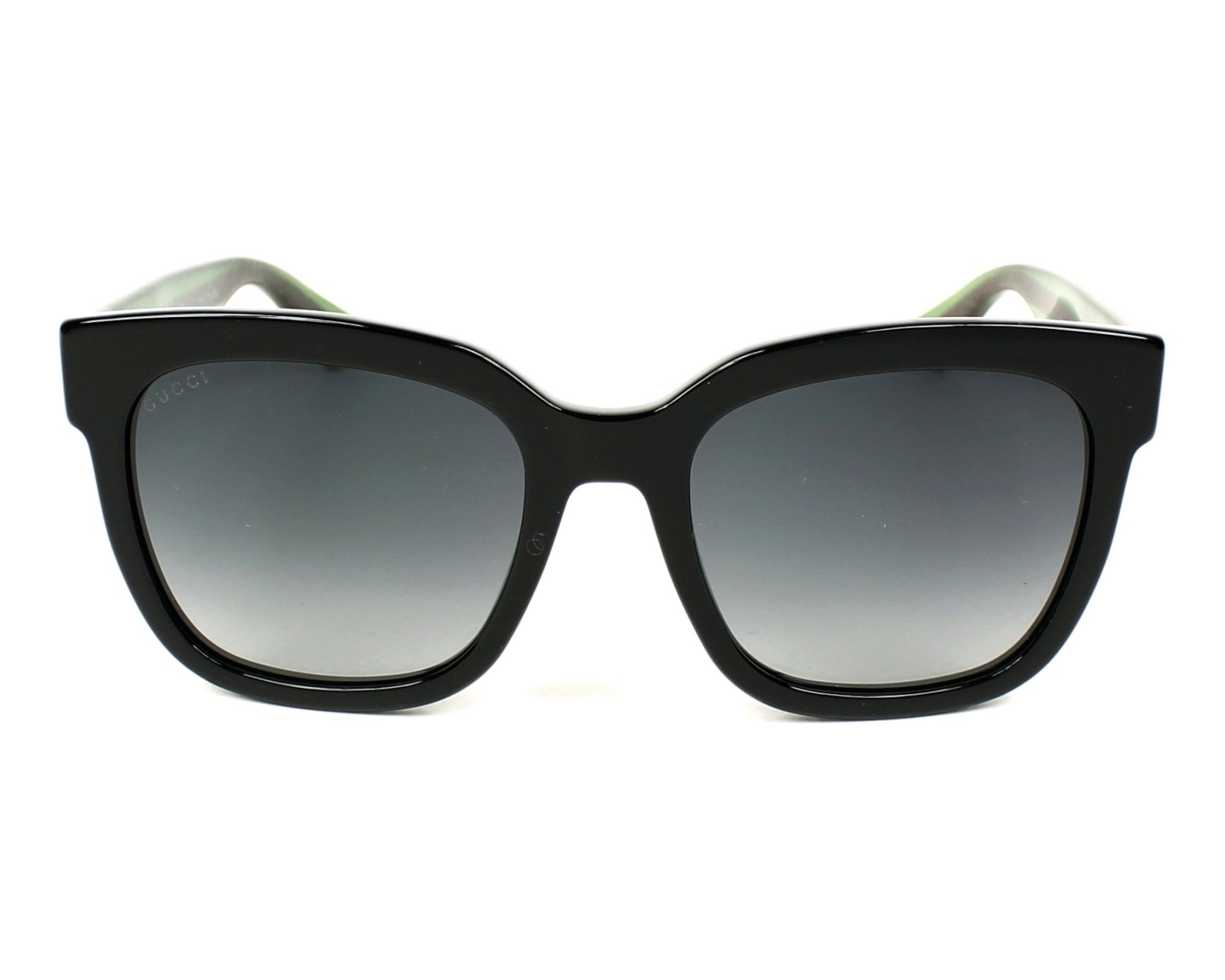Gucci GG-0034-S-N 002 54-22 Black Green front view