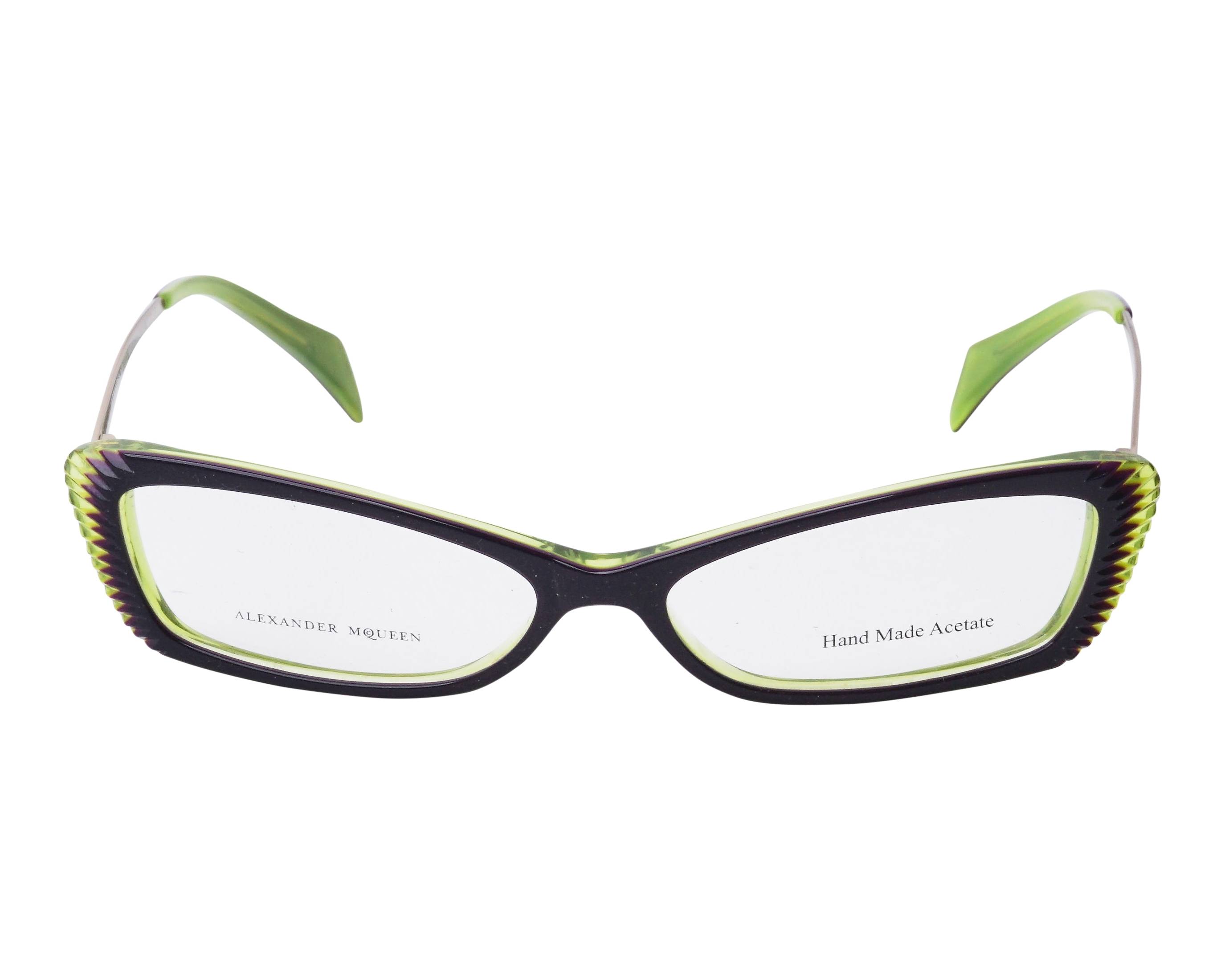 Alexander McQueen AMQ-4163 R2I 52-14 Lila Green front view