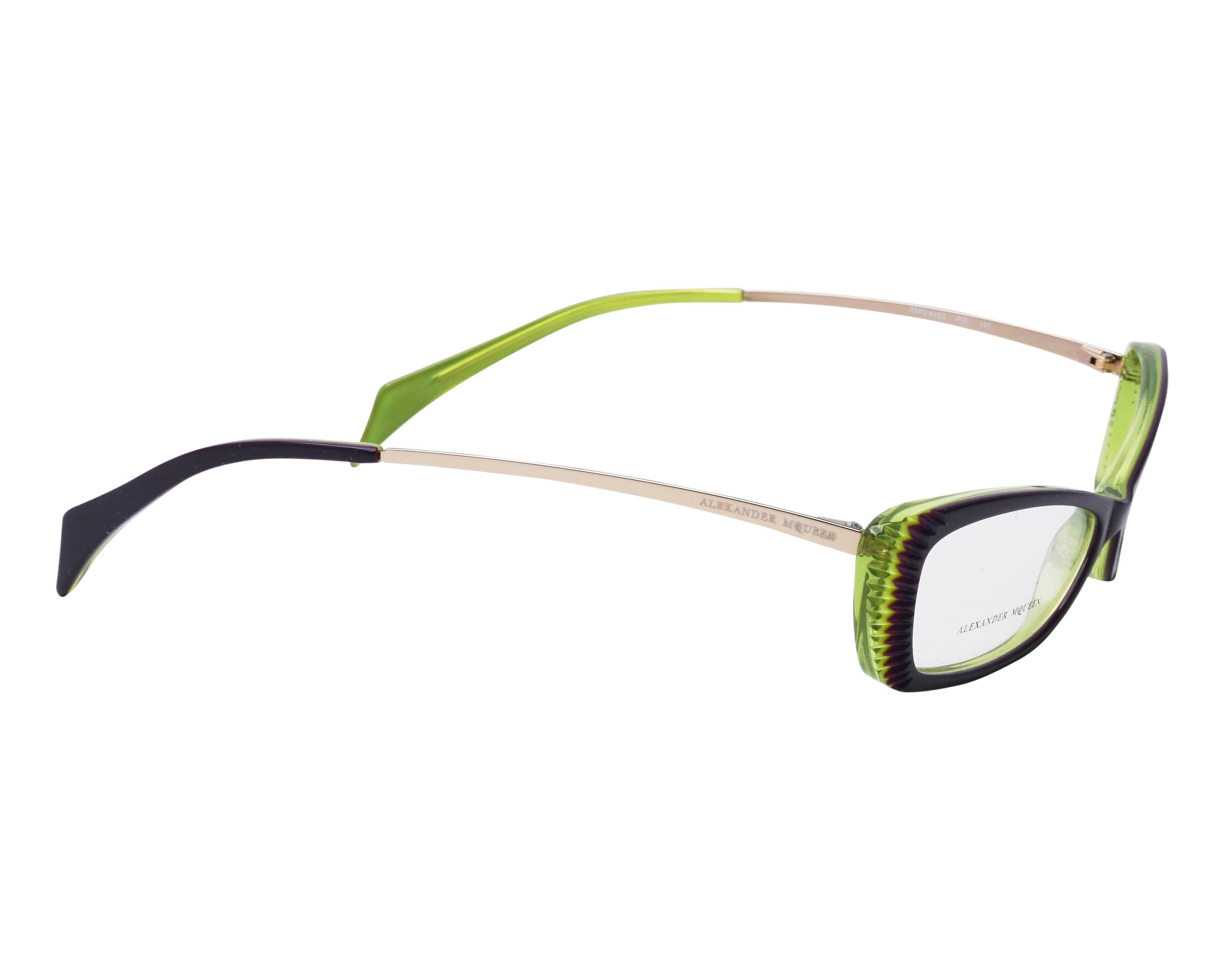 Alexander McQueen AMQ-4163 R2I 52-14 Lila Green side view