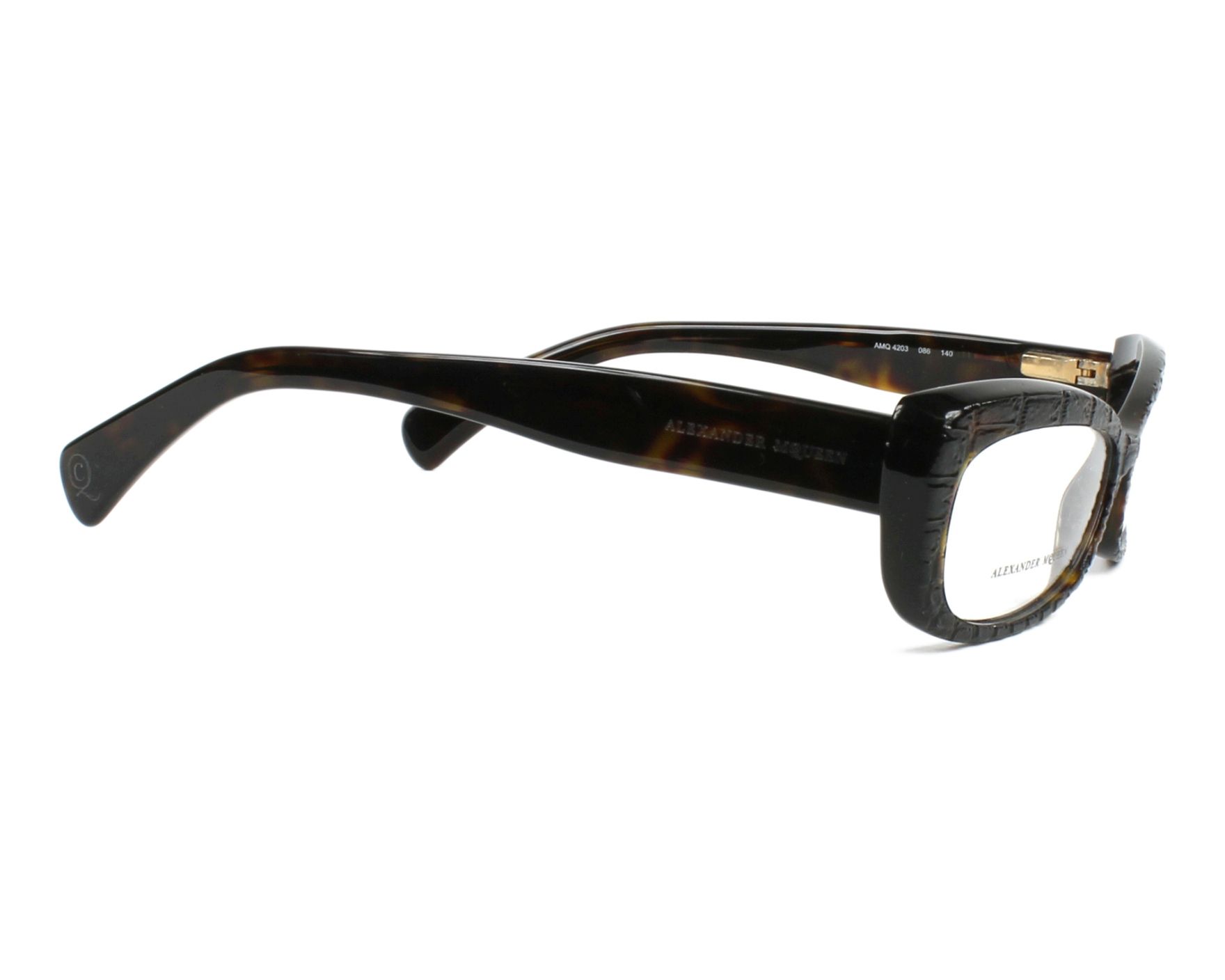 Alexander McQueen AMQ-4203 086 52-15 Havane  side view