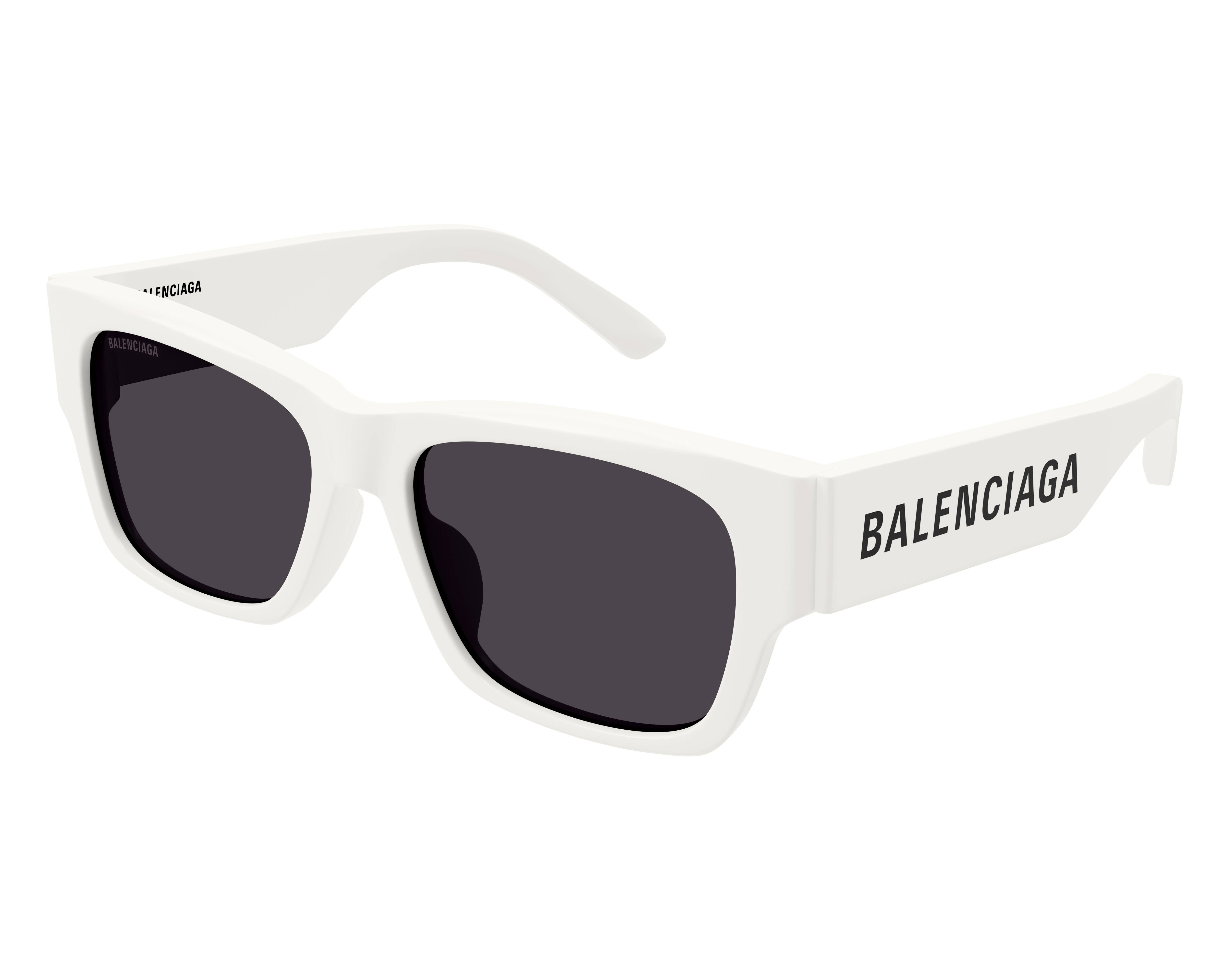 Balenciaga BB0262SA 003 56-17 White  profile view