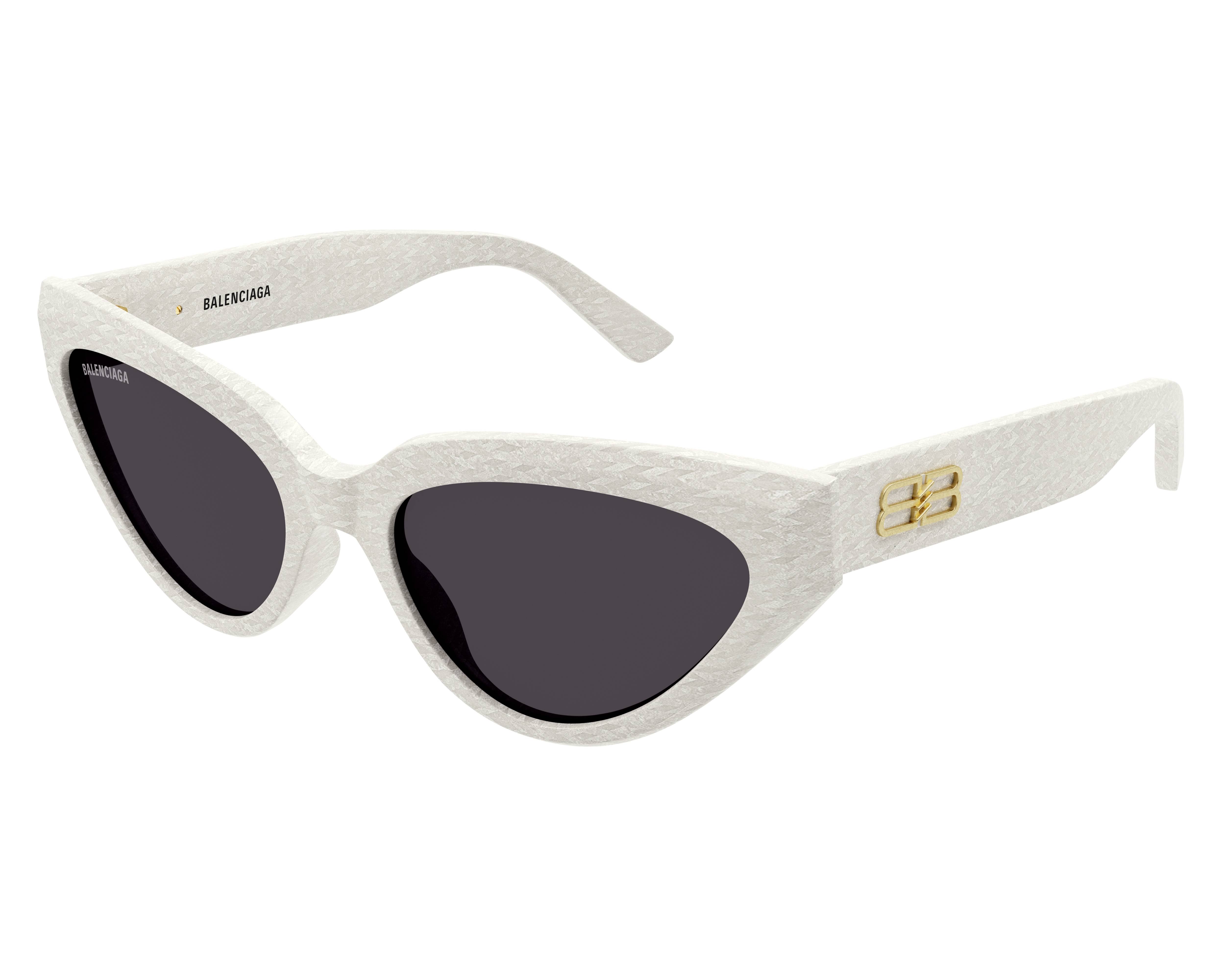Balenciaga BB0270S 003 56-18 White  profile view