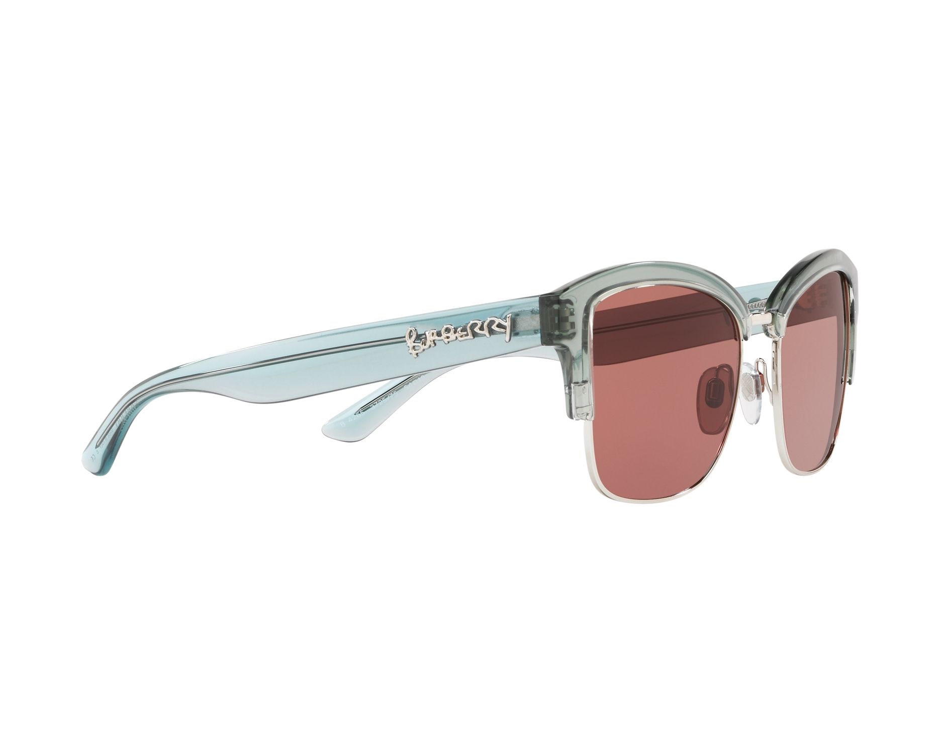 Burberry BE-4265 372575 54-18 Turquoise Silver 360 degree view 11