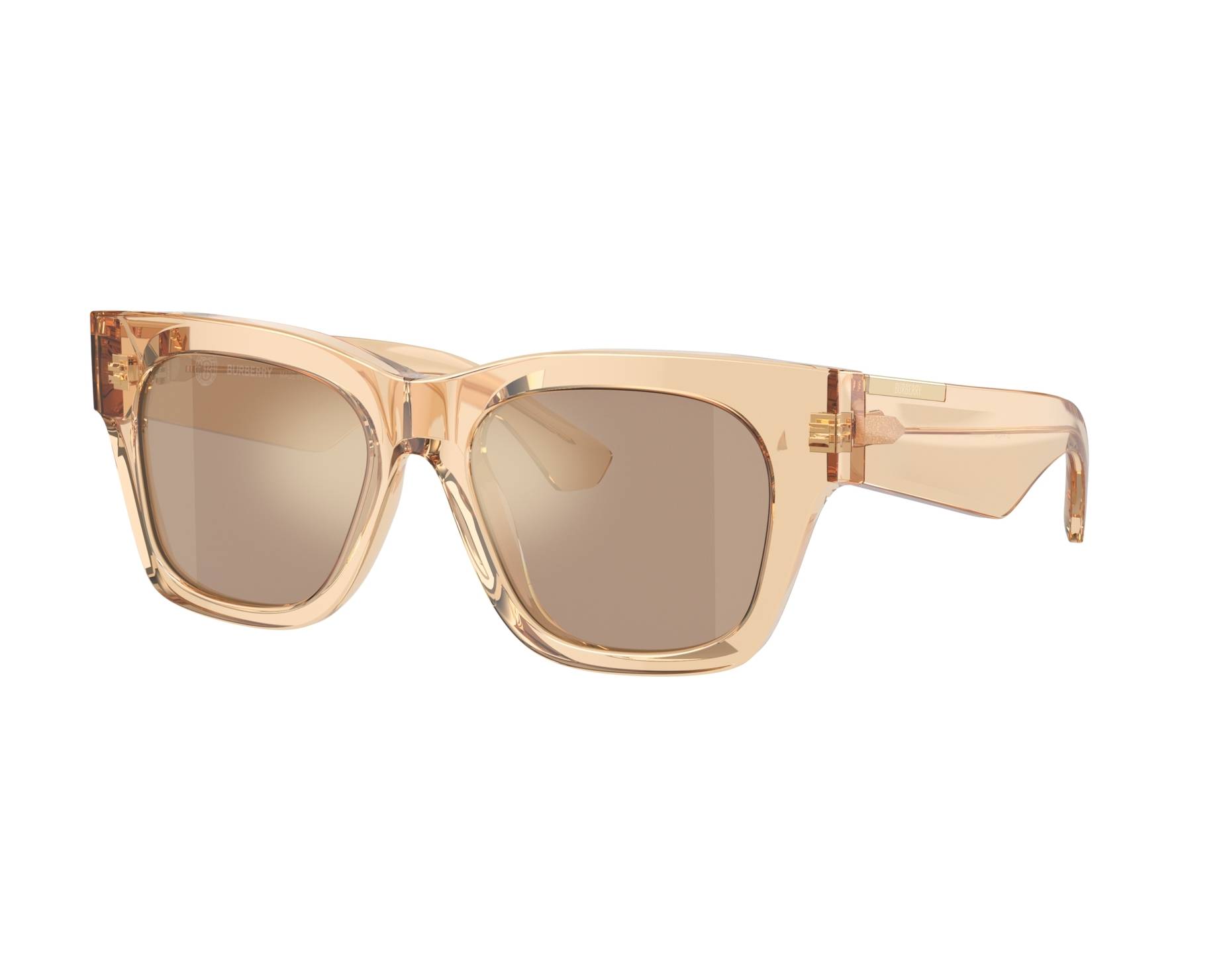Burberry BE4424 40635A 52-18 Brown  360 degree view 3