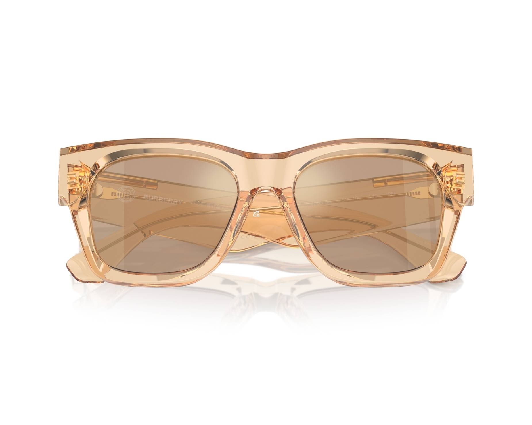 Burberry BE4424 40635A 52-18 Brown  360 degree view 5