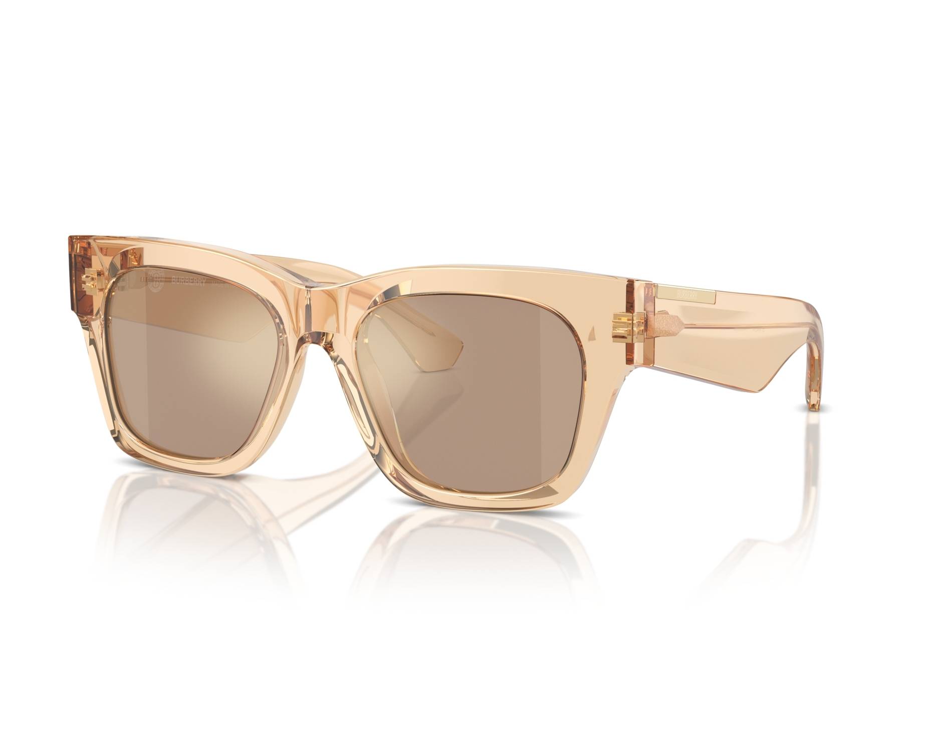 Burberry BE4424 40635A 52-18 Brown  360 degree view 8