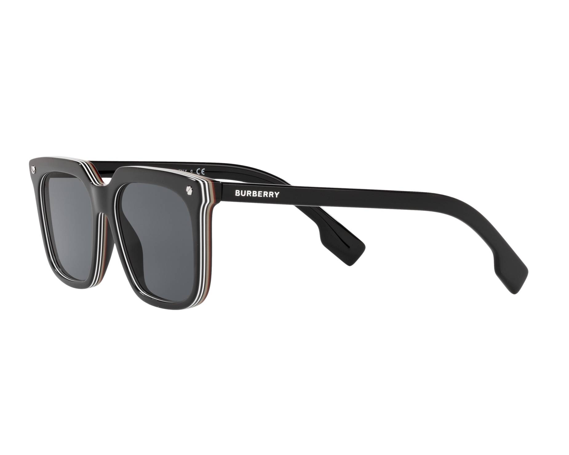 Burberry BE4337 379887 56-17 Black  360 degree view 4