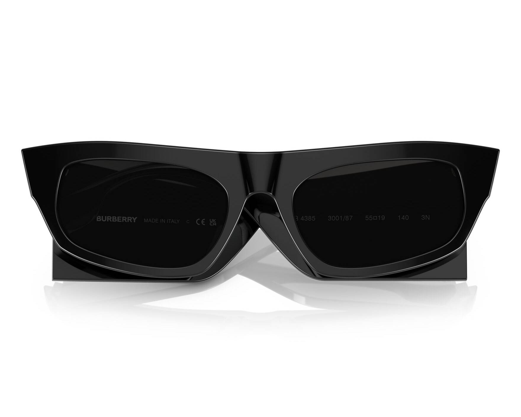 Burberry BE4385 300187 55-19 Black  360 degree view 4