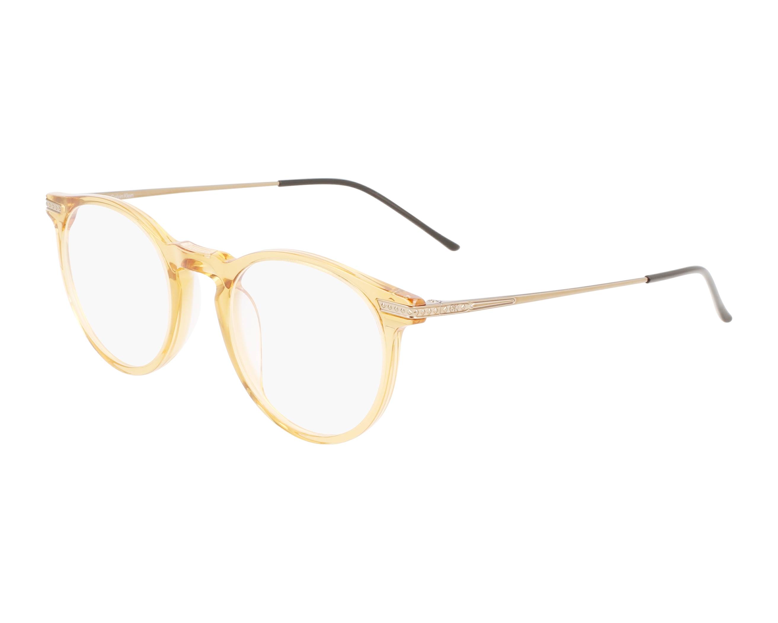Calvin Klein CK-22527T 729 49-21 Honey Gold profile view
