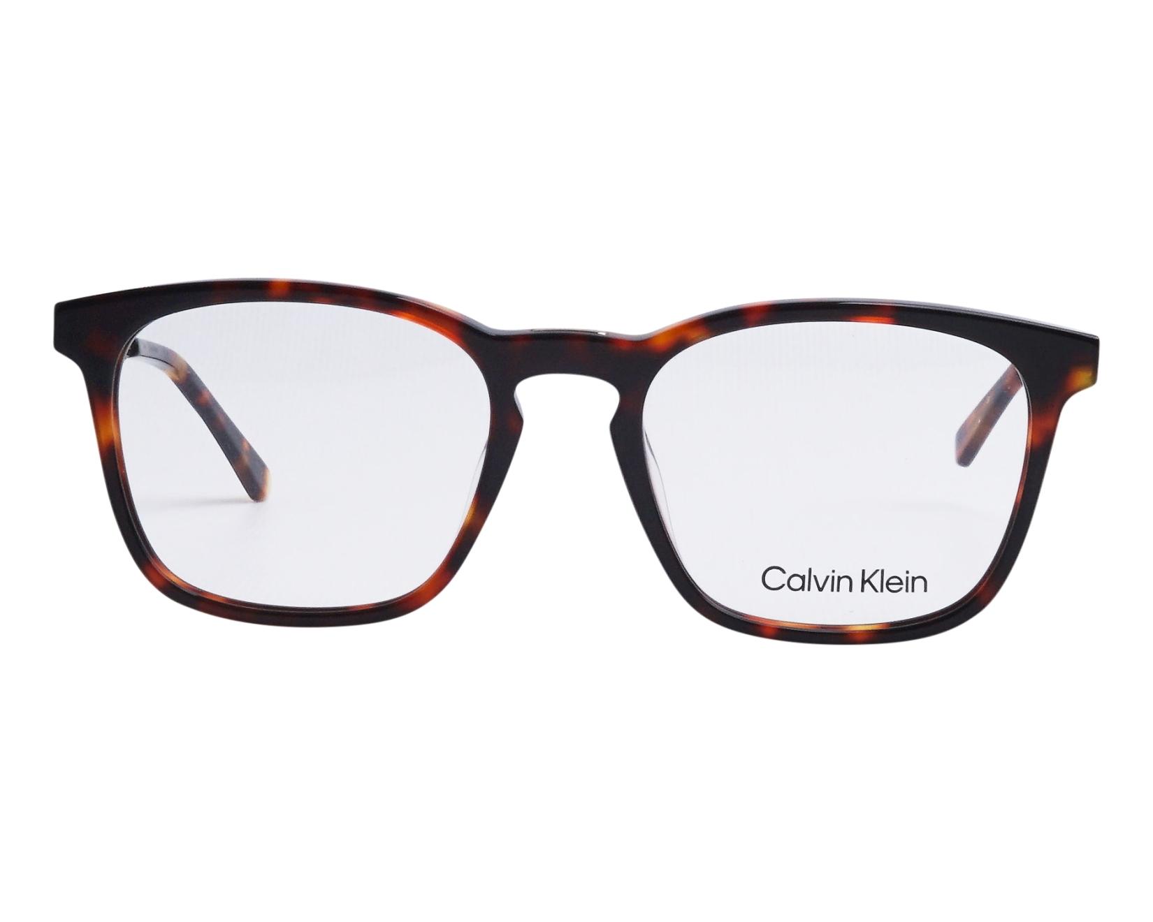 Calvin Klein CK-22503 609 53-19 Havana Gold walnut front view