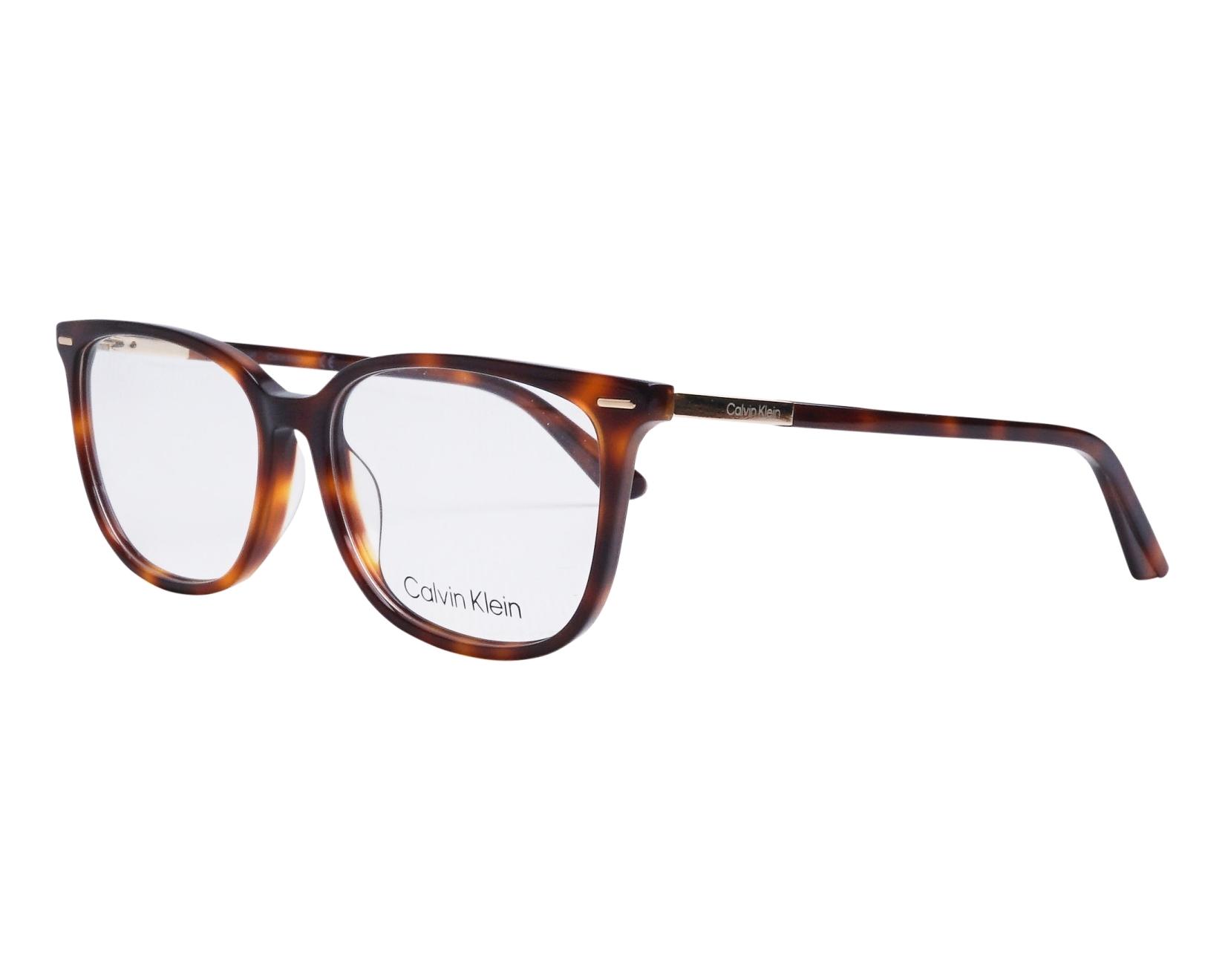 Calvin Klein CK-22505 220 53-15 Havana Brown profile view