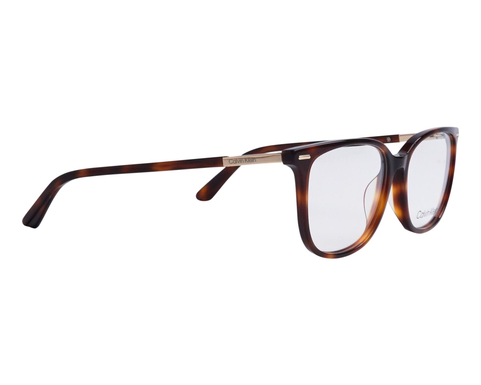 Calvin Klein CK-22505 220 53-15 Havana Brown side view