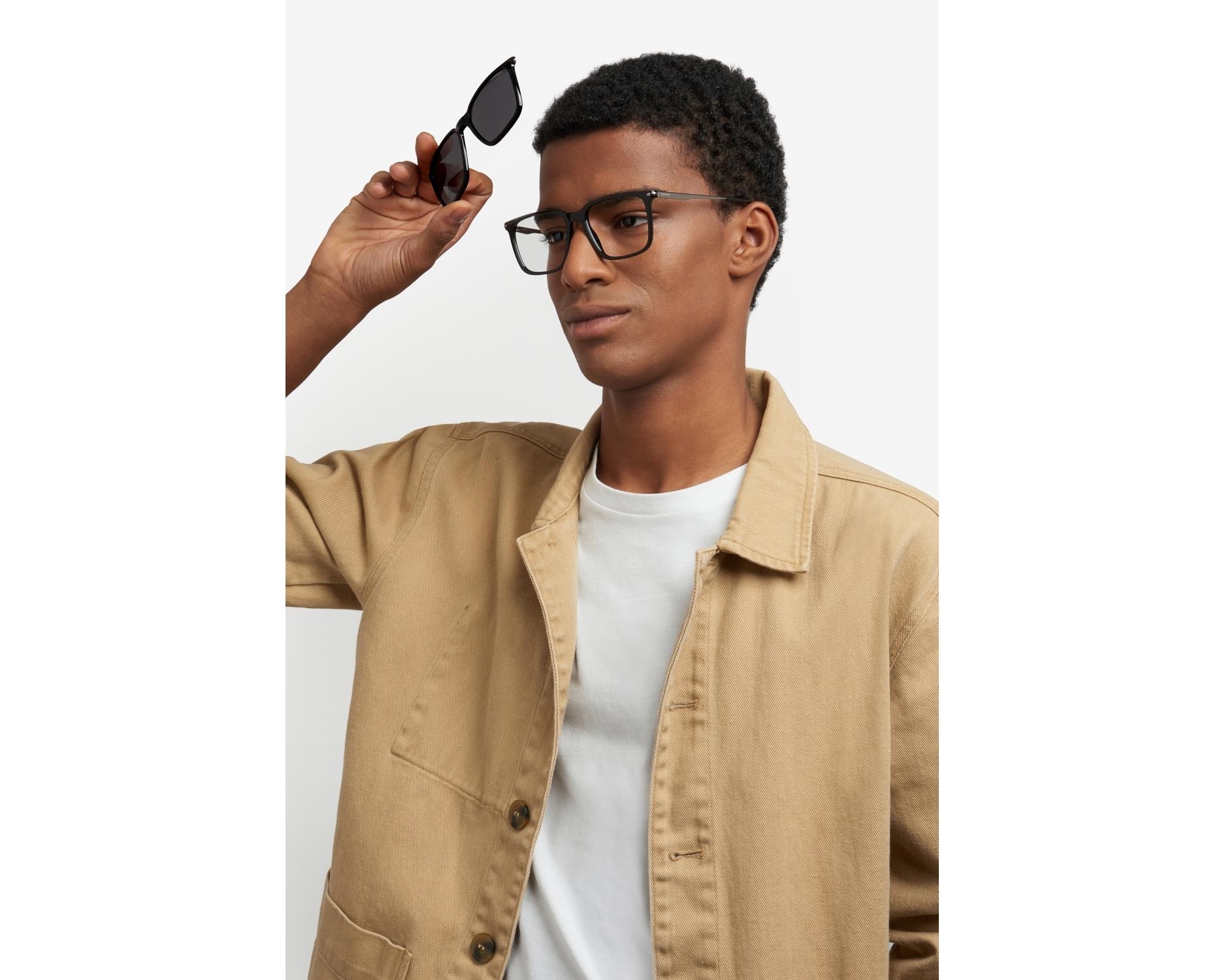 Carrera CA-357-C 284 54-17 Black Ruthenium 360 degree view 12