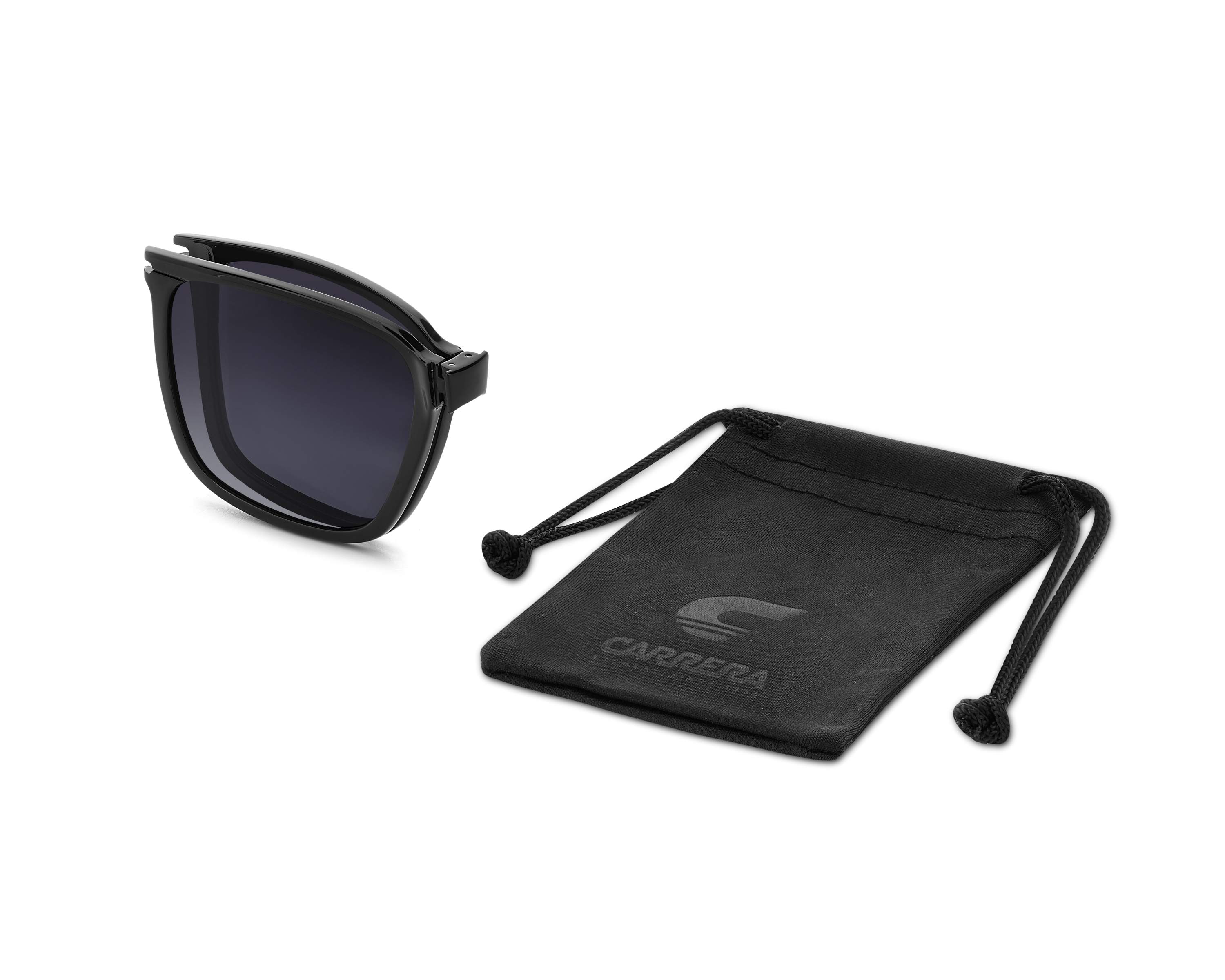 Carrera CA-357-C 2M2 54-17 Black Gold 360 degree view 5