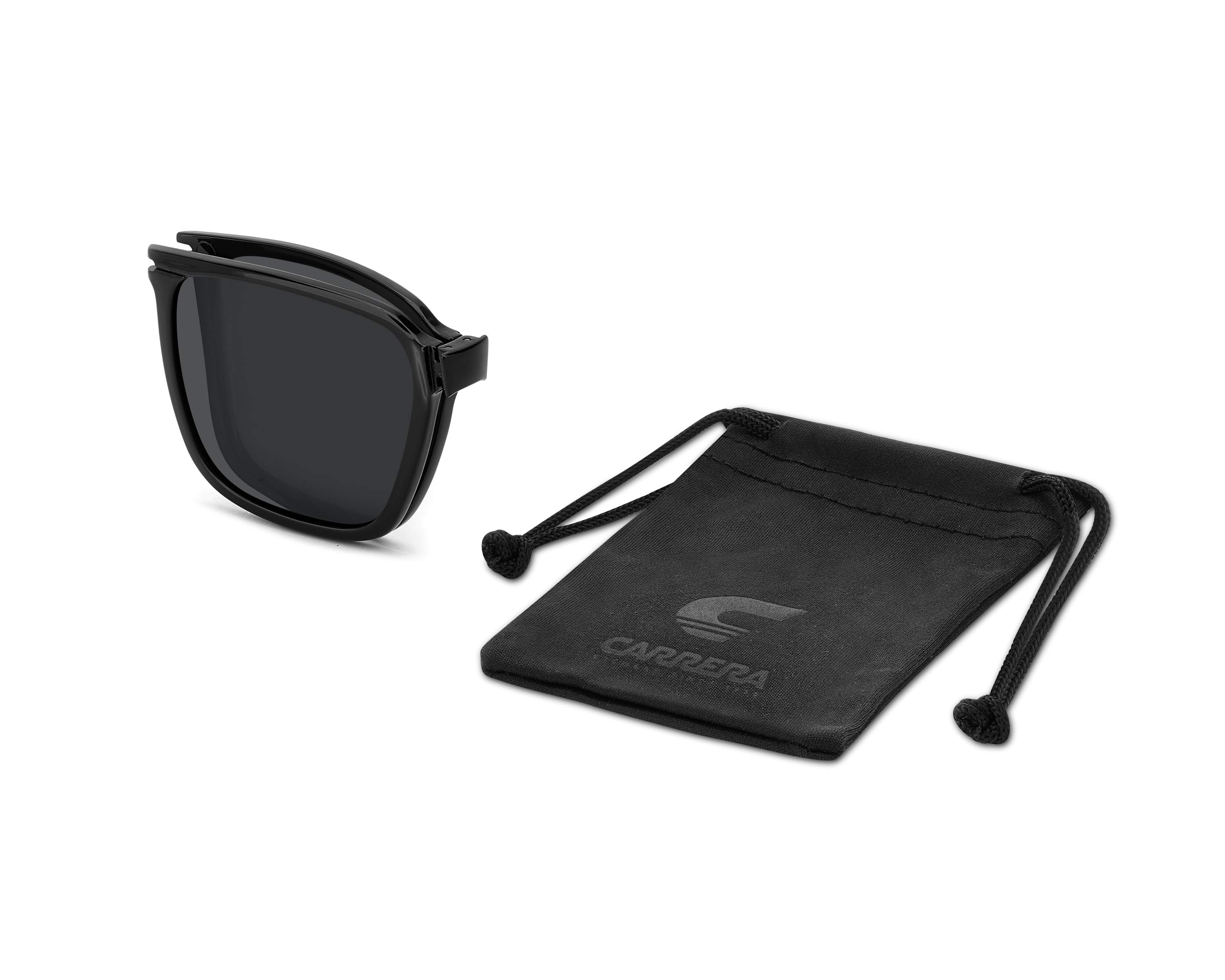 Carrera CA-357-C 9ZJ 54-17 Black Blue 360 degree view 5