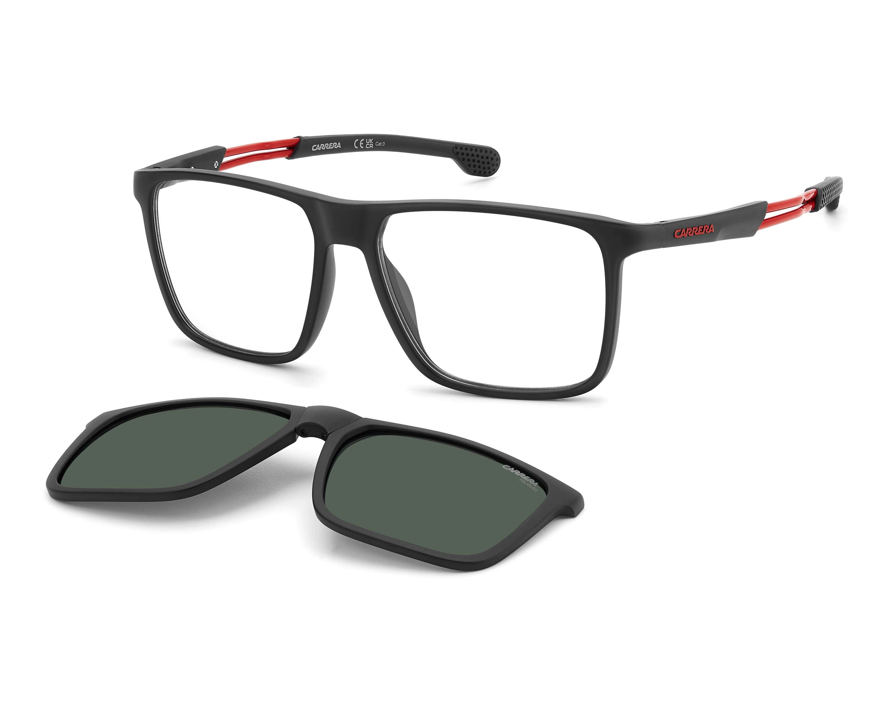 Carrera CA-4020-CS BLX/UC 56-16 Noir Rouge 360 degree view 1