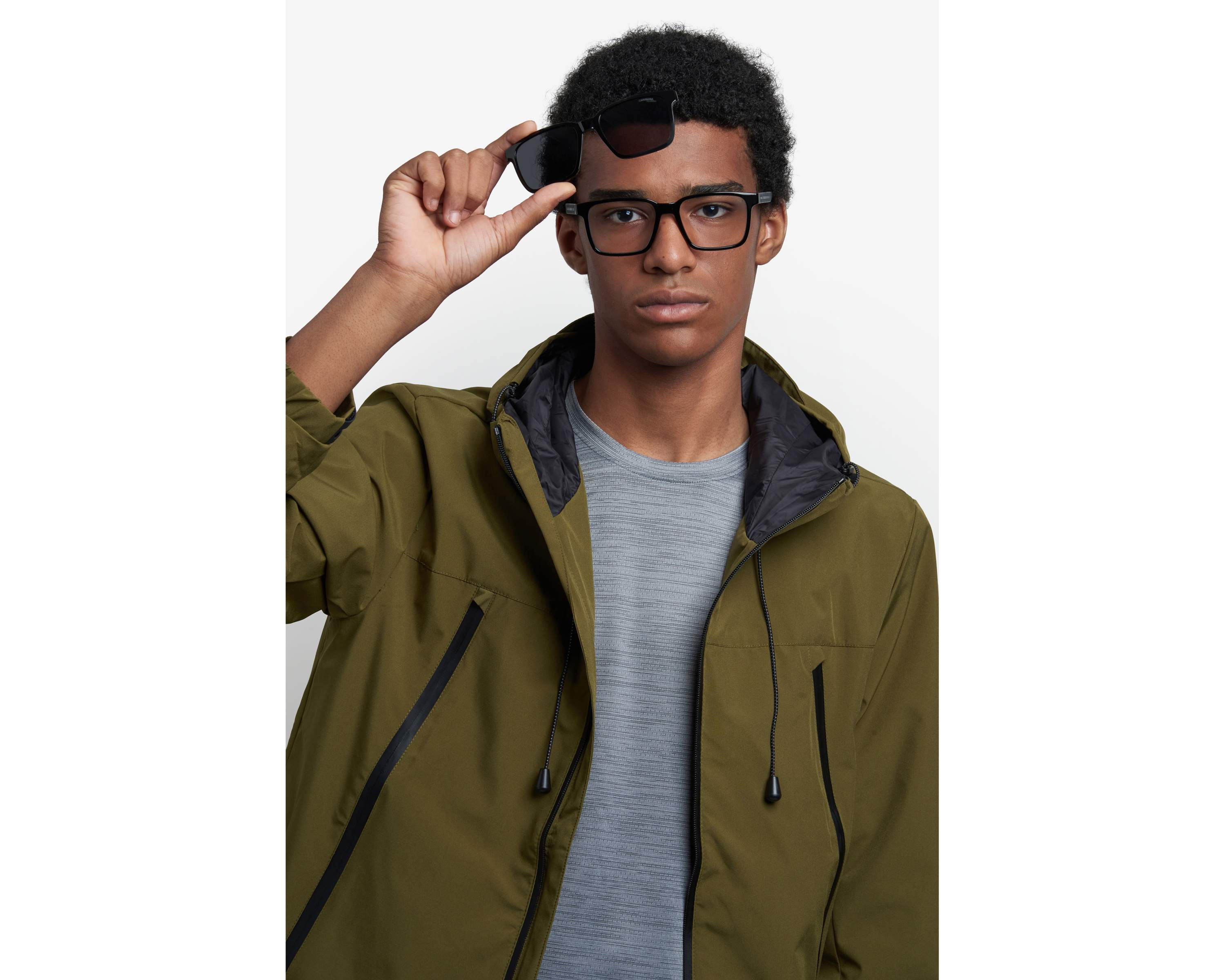 Carrera CA-8069-CS 08A/M9 53-17 Negra Gris 360 degree view 5