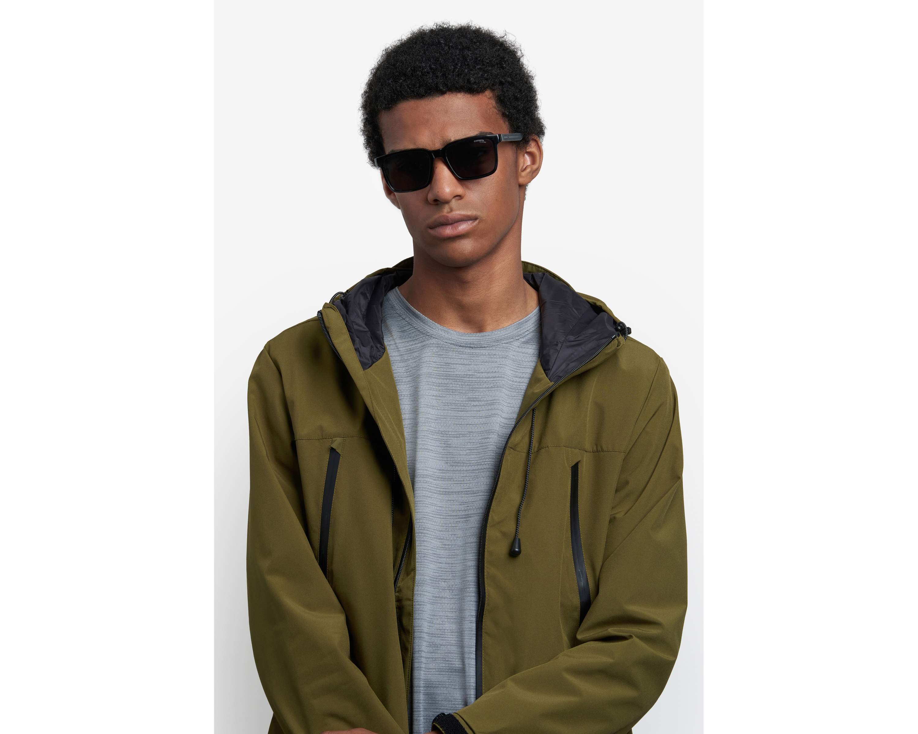 Carrera CA-8069-CS 08A/M9 53-17 Negra Gris 360 degree view 8