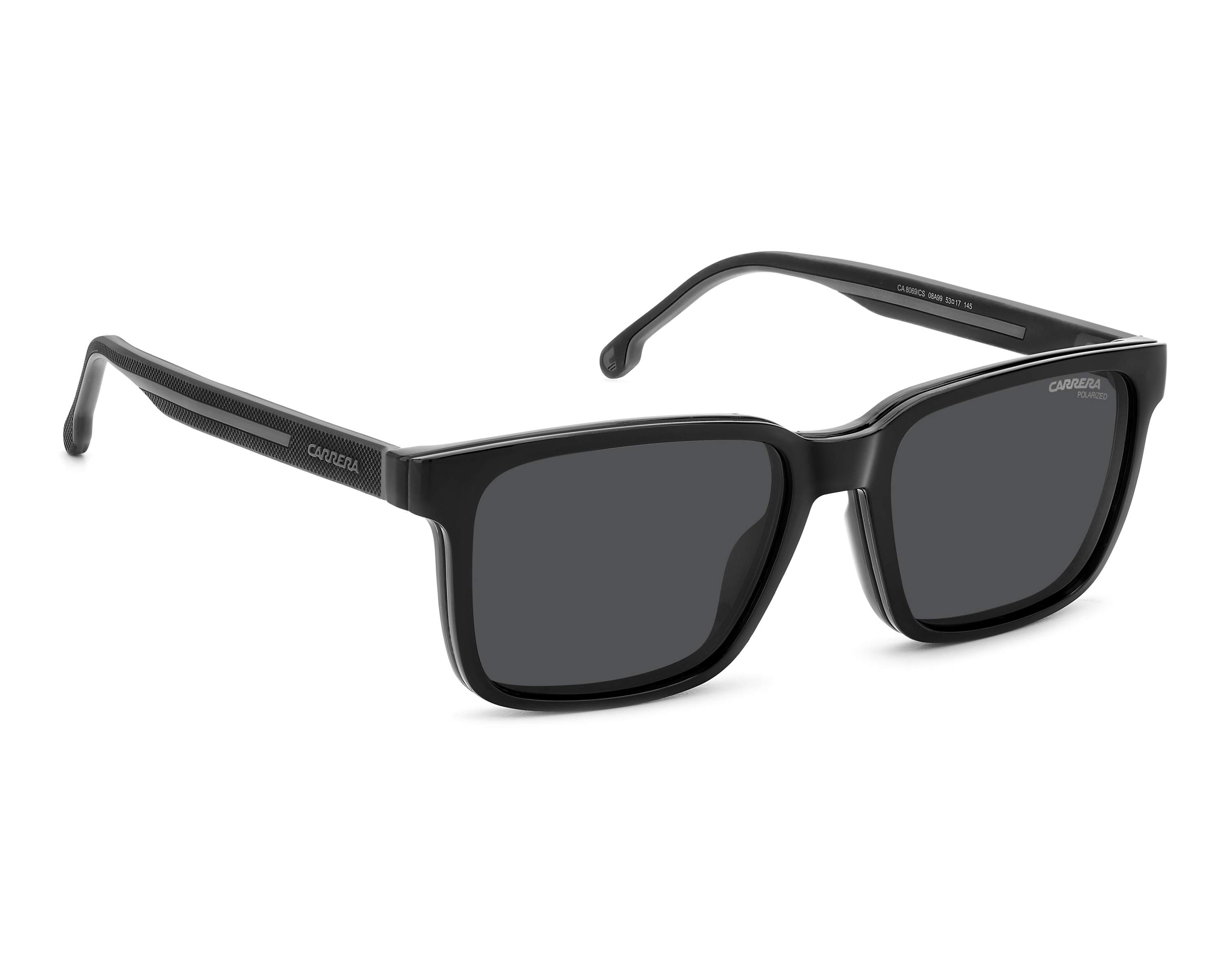 Carrera CA-8069-CS 08A/M9 53-17 Negra Gris 360 degree view 10