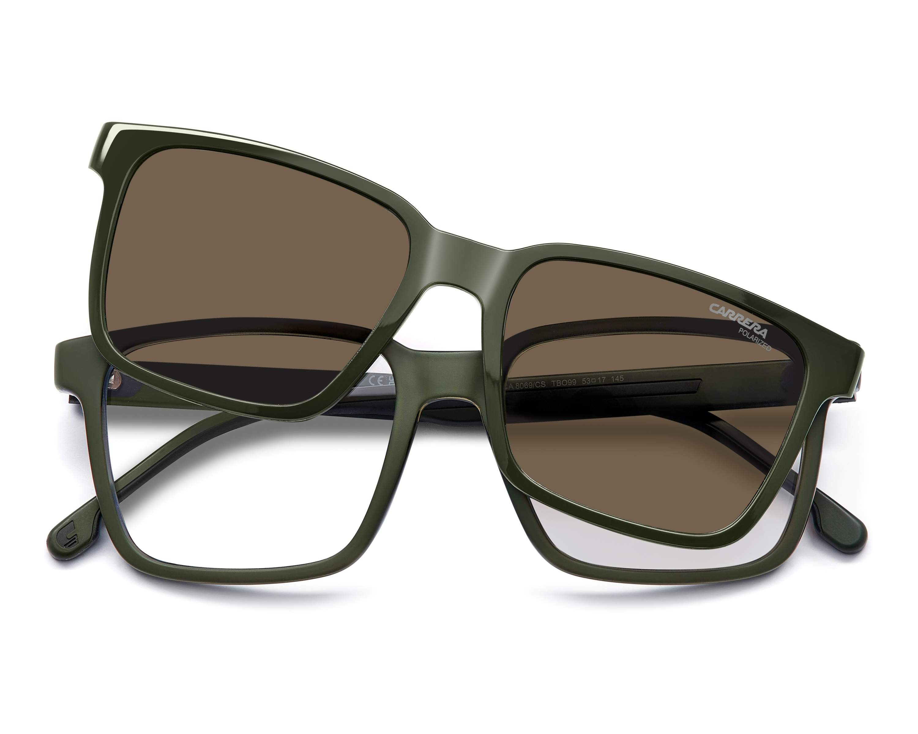 Carrera CA-8069-CS TBO/SP 53-17 Green  360 degree view 1