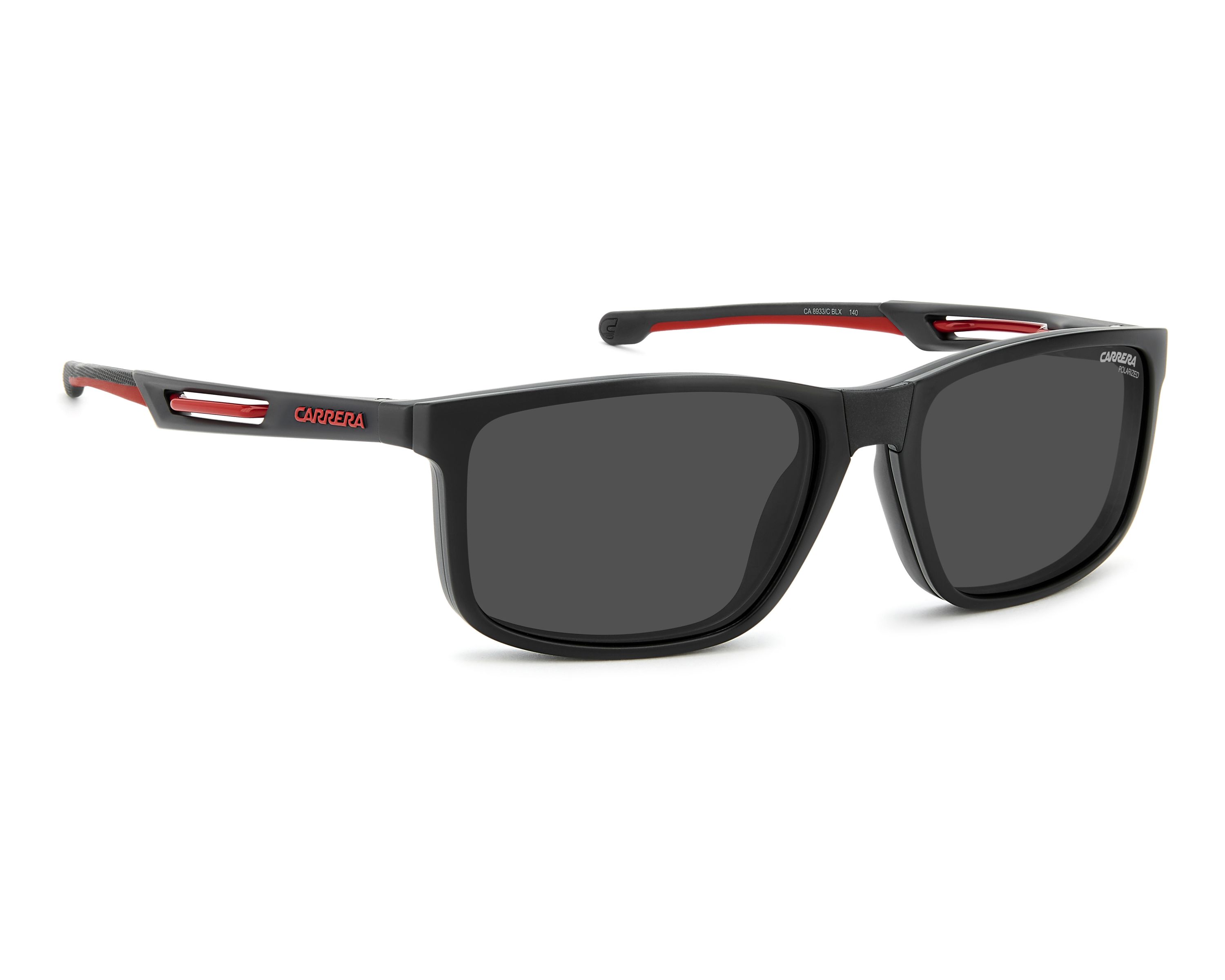 Carrera CA-8933-C BLX/M9 56-17 Black Red 360 degree view 2