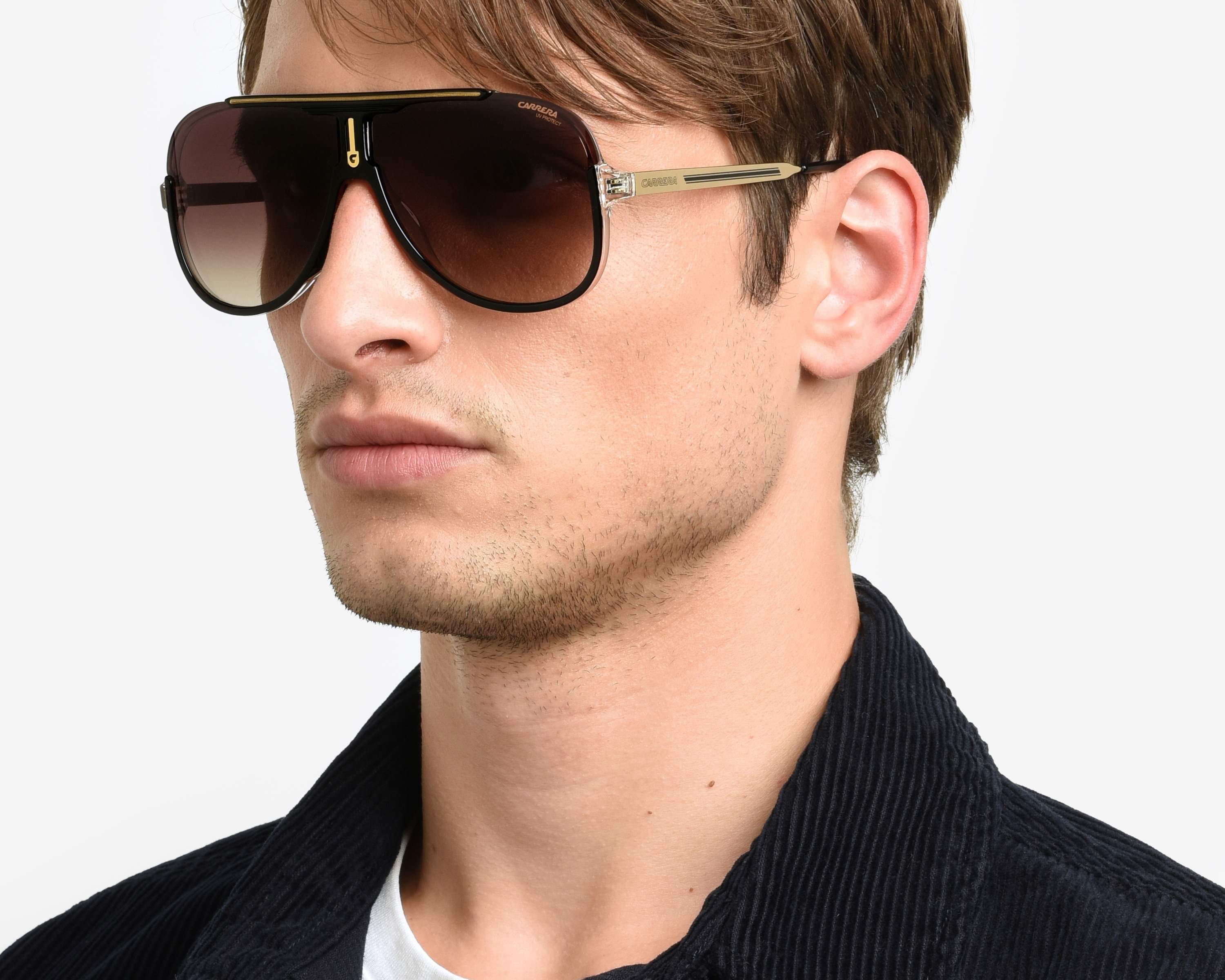Carrera CARRERA-1059-S 2M2HA 64-11 schwarz gold 360 degree view 6