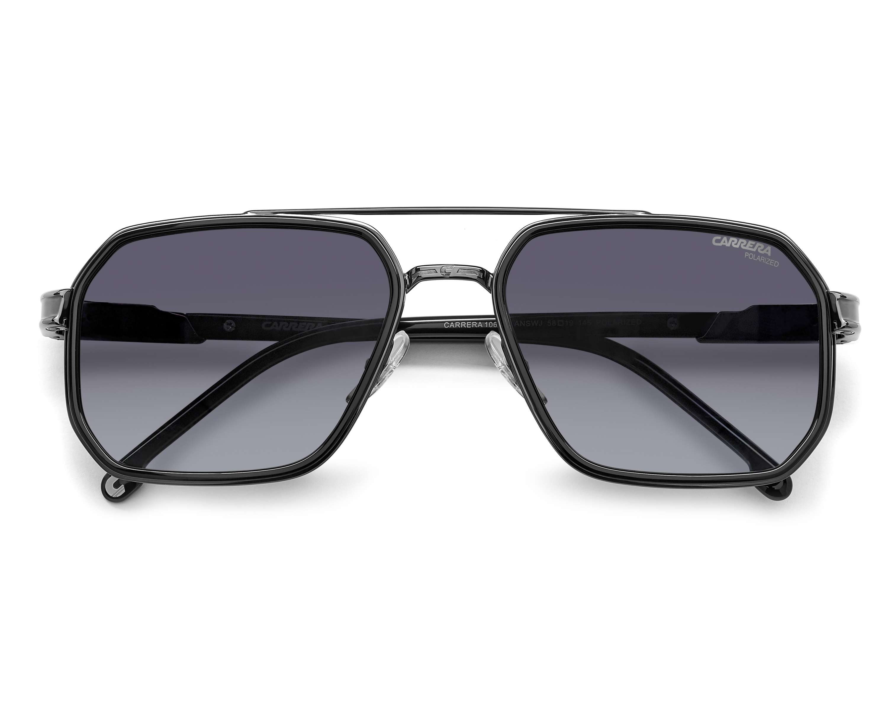 Carrera CARRERA-1069-S ANS/WJ 58-19 Black Ruthenium 360 degree view 4