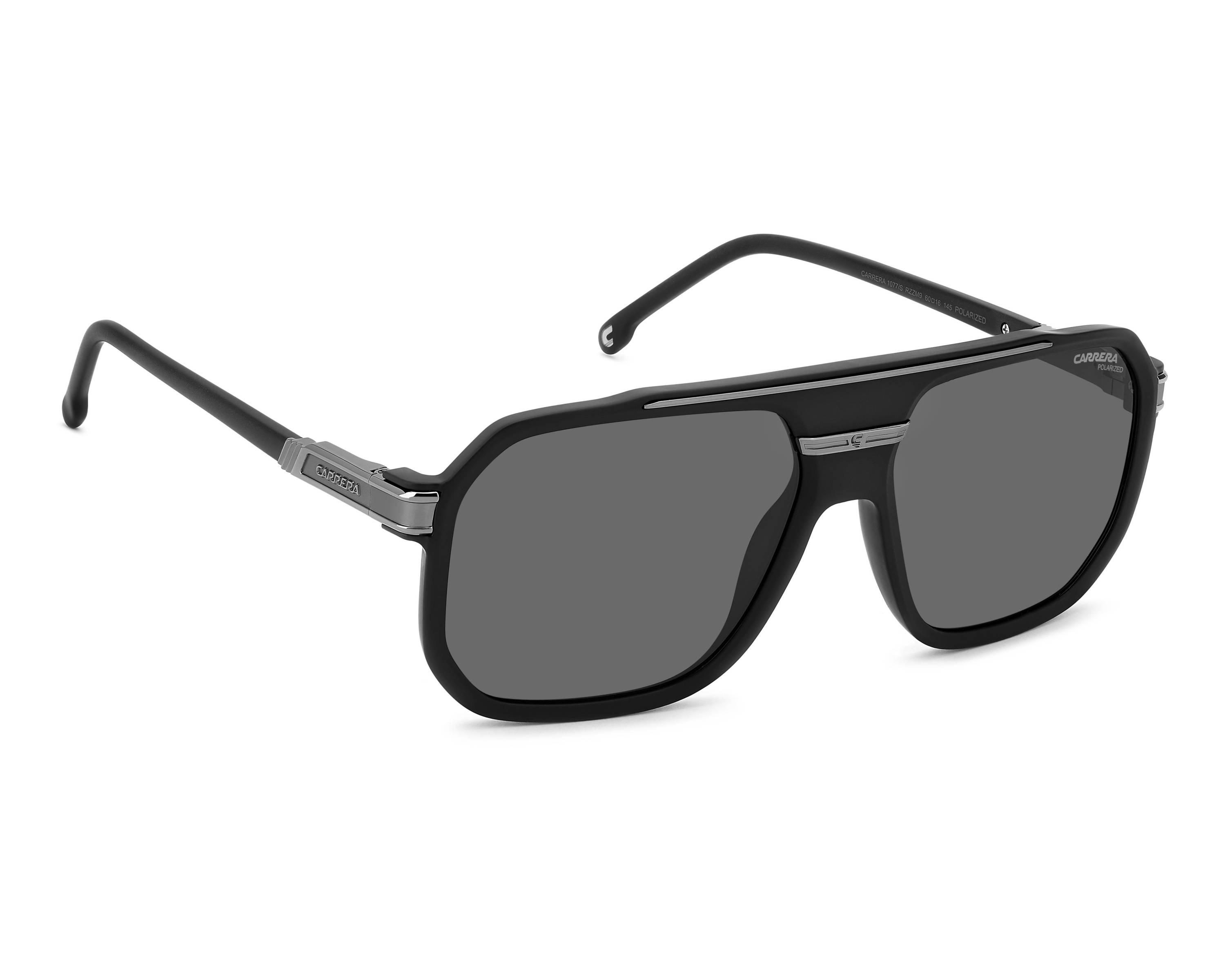 Carrera CARRERA-1077-S RZZ/M9 60-16 Black Grey 360 degree view 2
