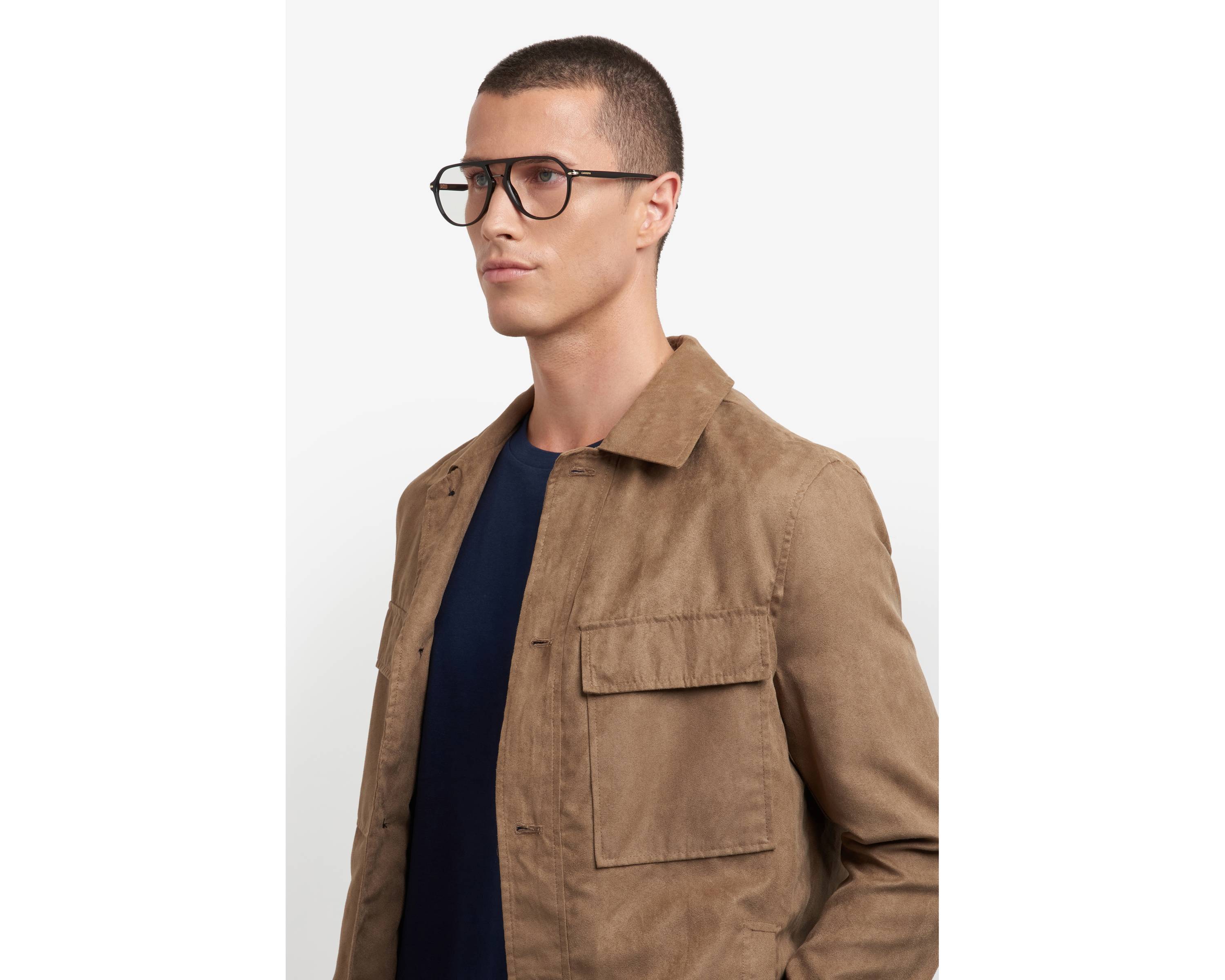 Carrera CARRERA-345 2M2 55-17 Black Gold 360 degree view 6