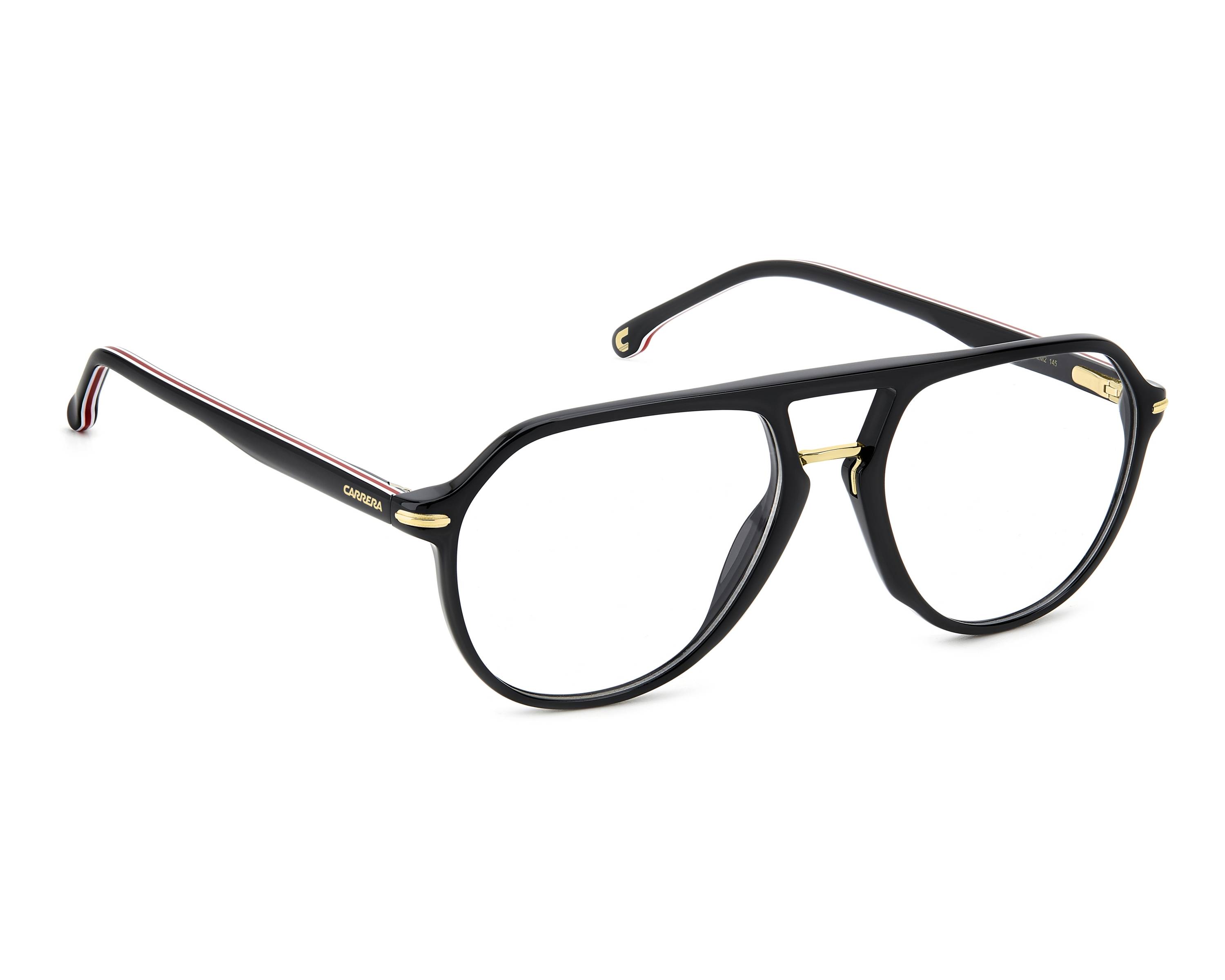 Carrera CARRERA-345 2M2 55-17 Black Gold 360 degree view 7
