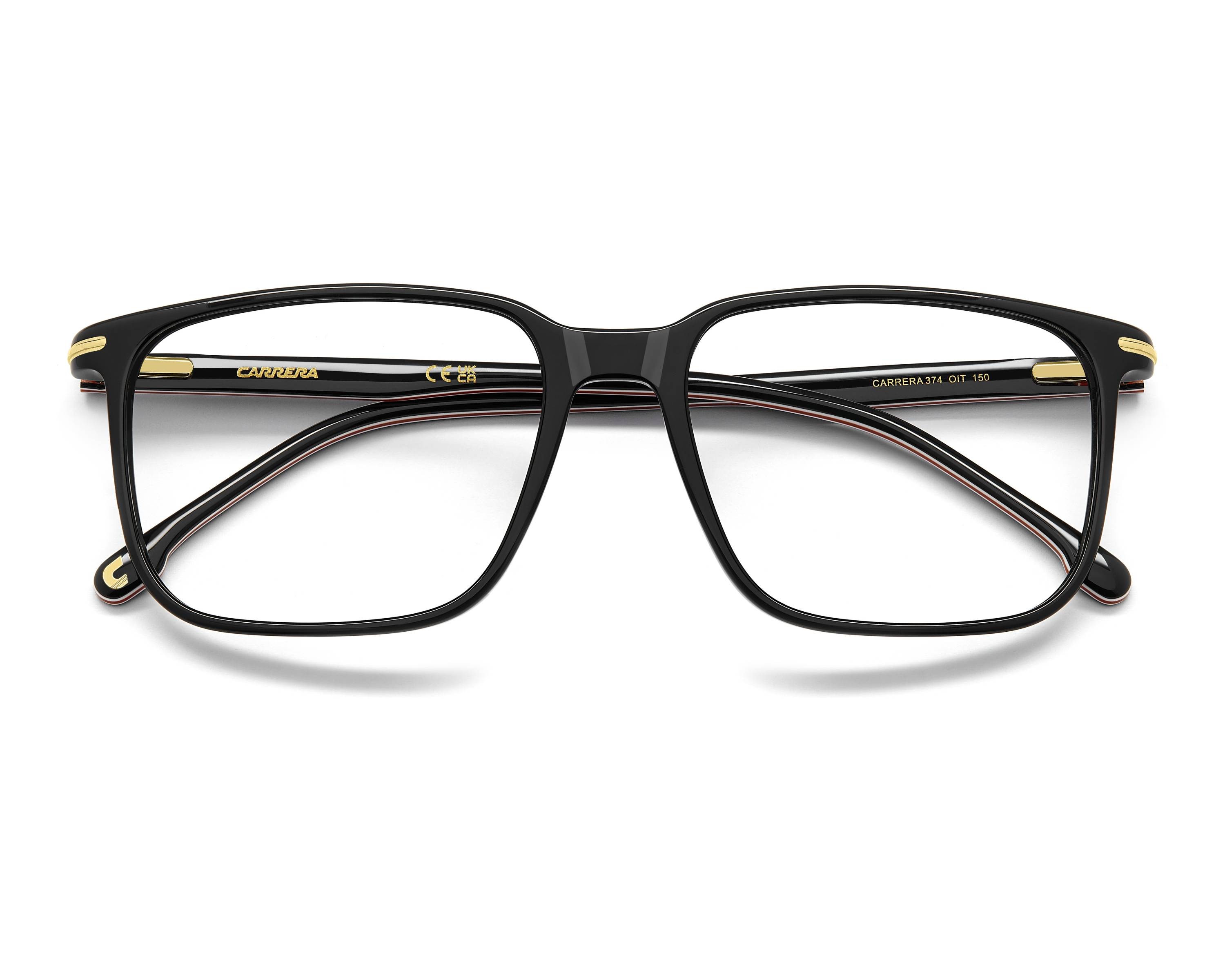 Carrera CARRERA-374 OIT 56-17 Black Red 360 degree view 1