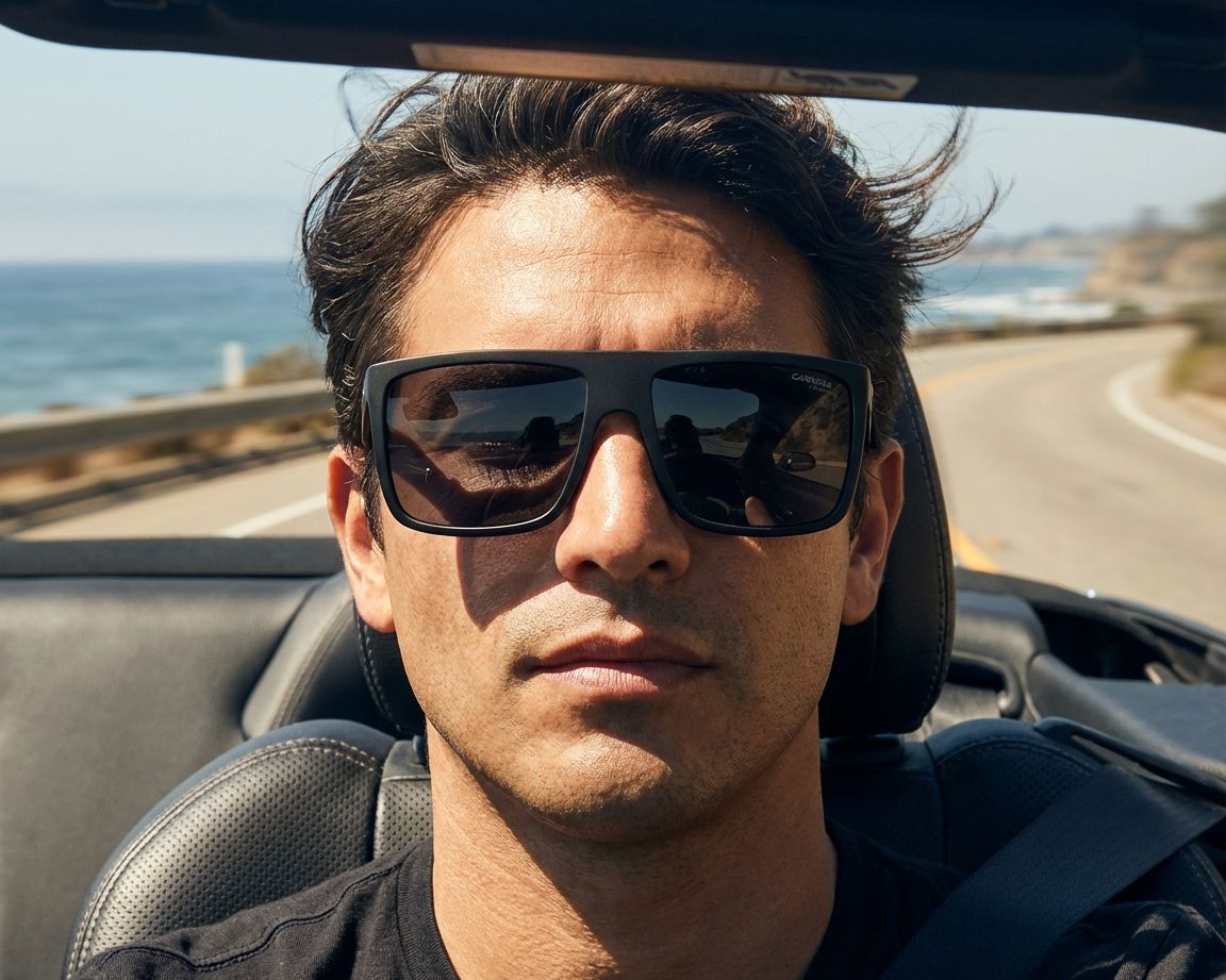 Carrera CARRERA-8055-S 003/M9 58-16 Black  360 degree view 7