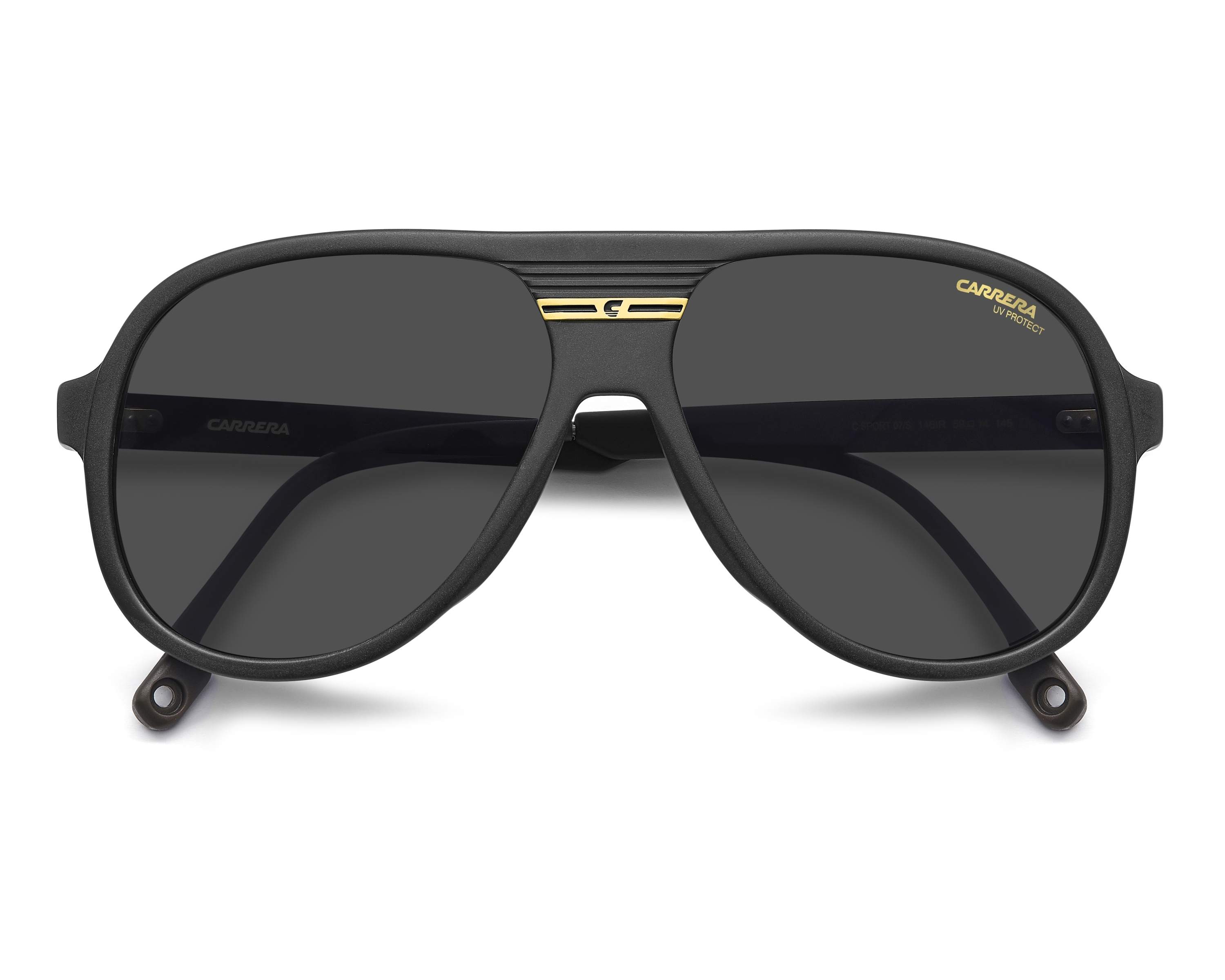 Carrera C-SPORT-07-S I46/IR 59-14 Negra Oro 360 degree view 1