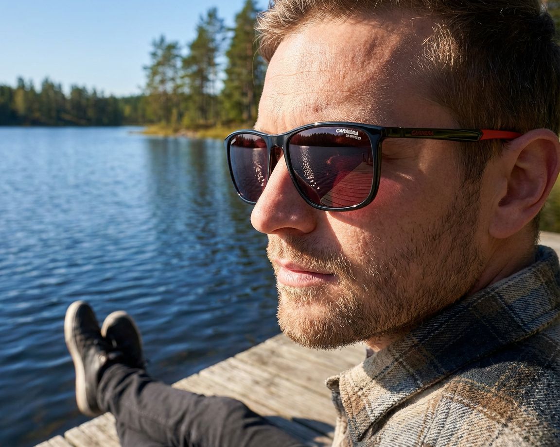 Carrera CARDUC-004-S OIT/AO  57-17 schwarz rot 360 degree view 6