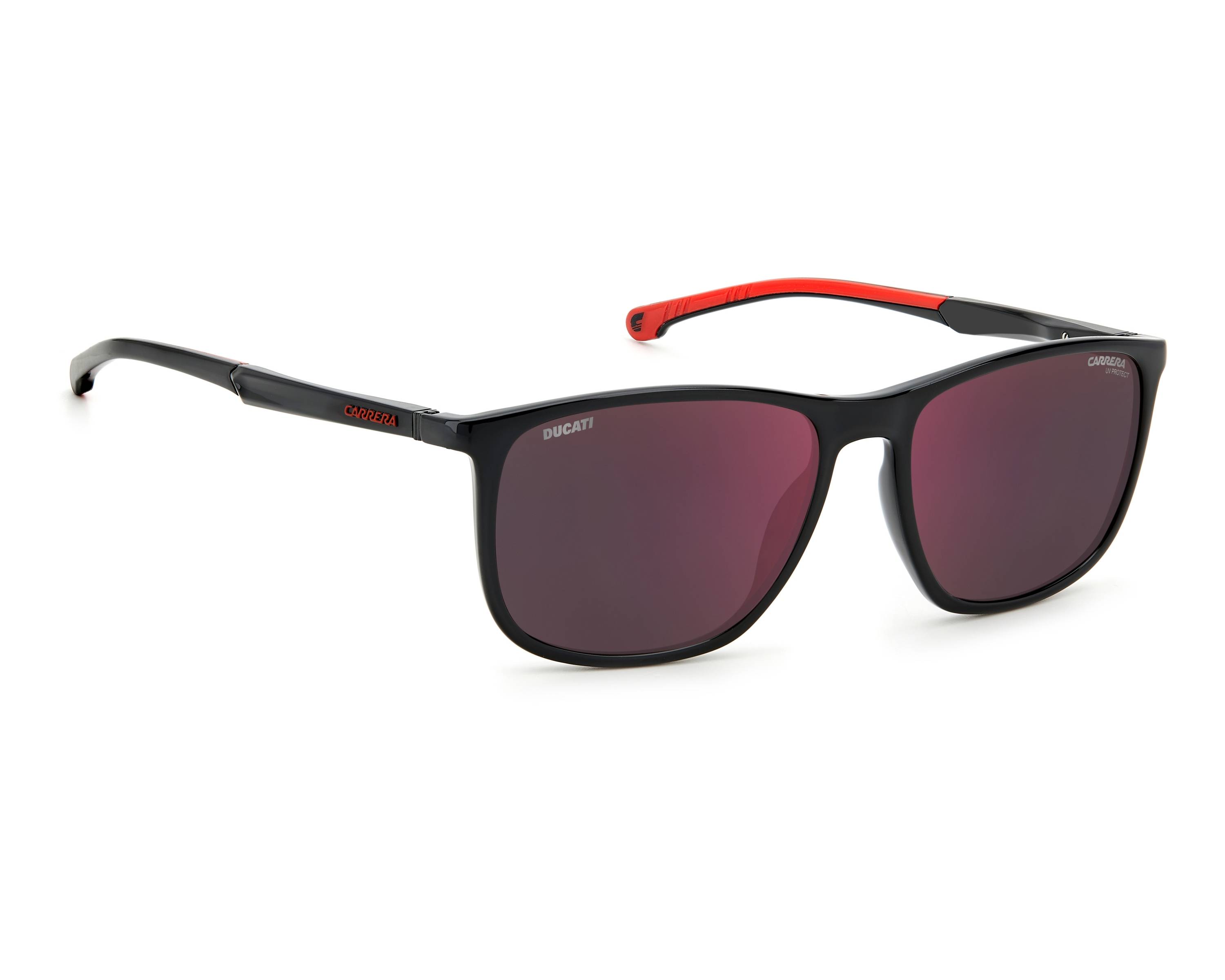 Carrera CARDUC-004-S OIT/AO  57-17 schwarz rot 360 degree view 2
