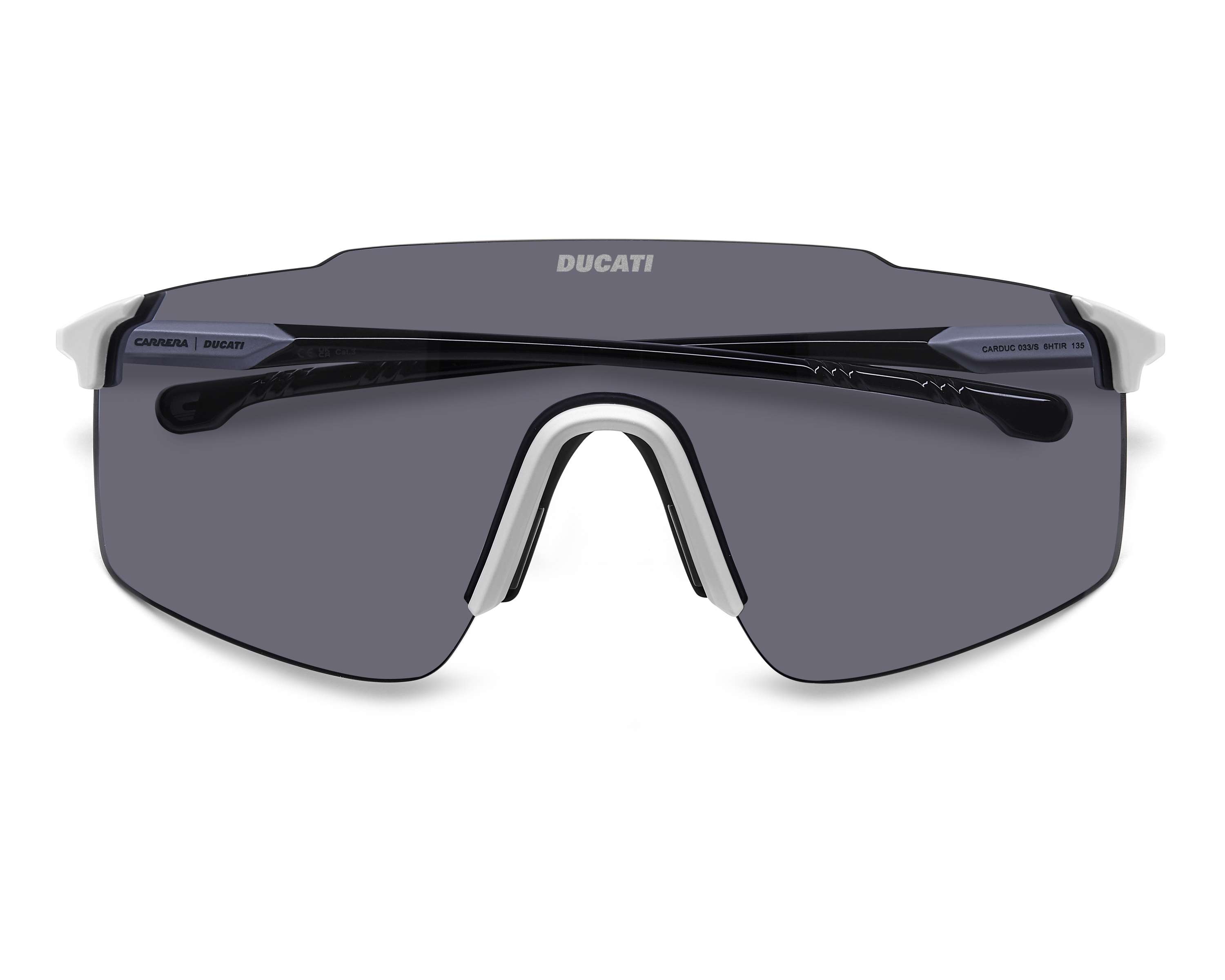 Carrera CARDUC-033-S 6HT/IR - White  360 degree view 4